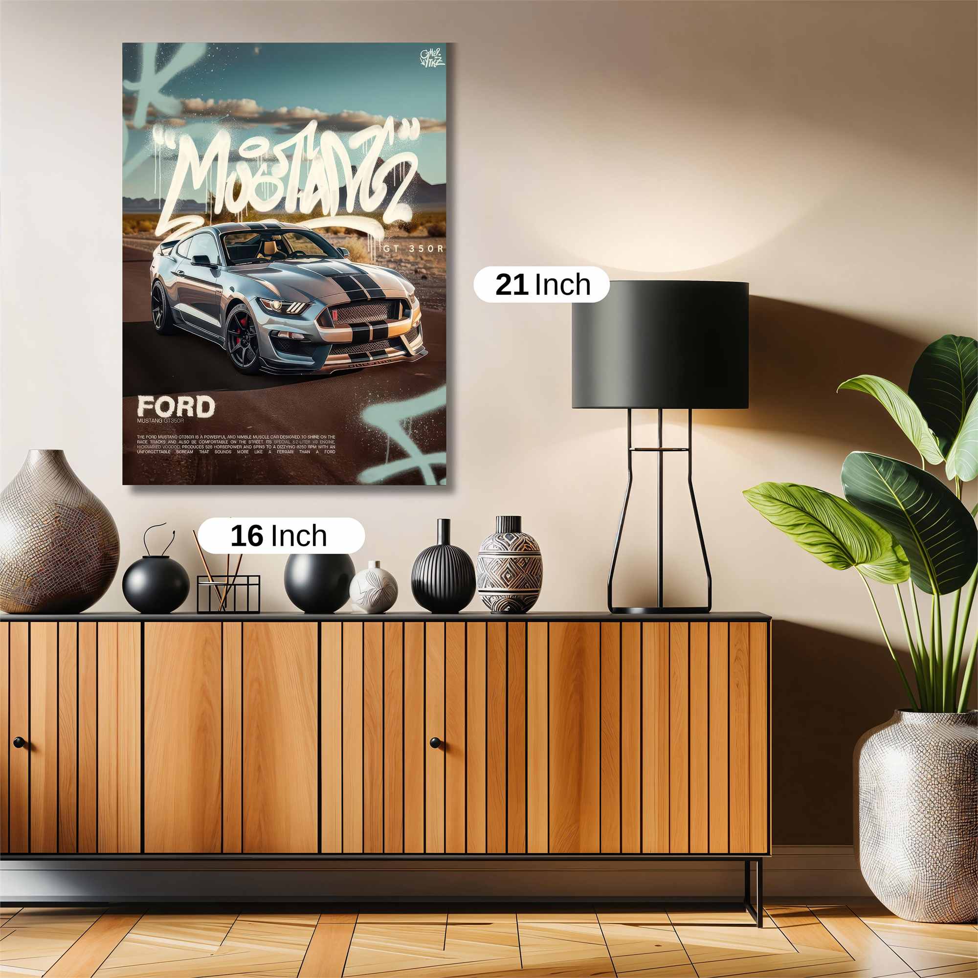 Mustang Menace Safe Wall Magnetic / M