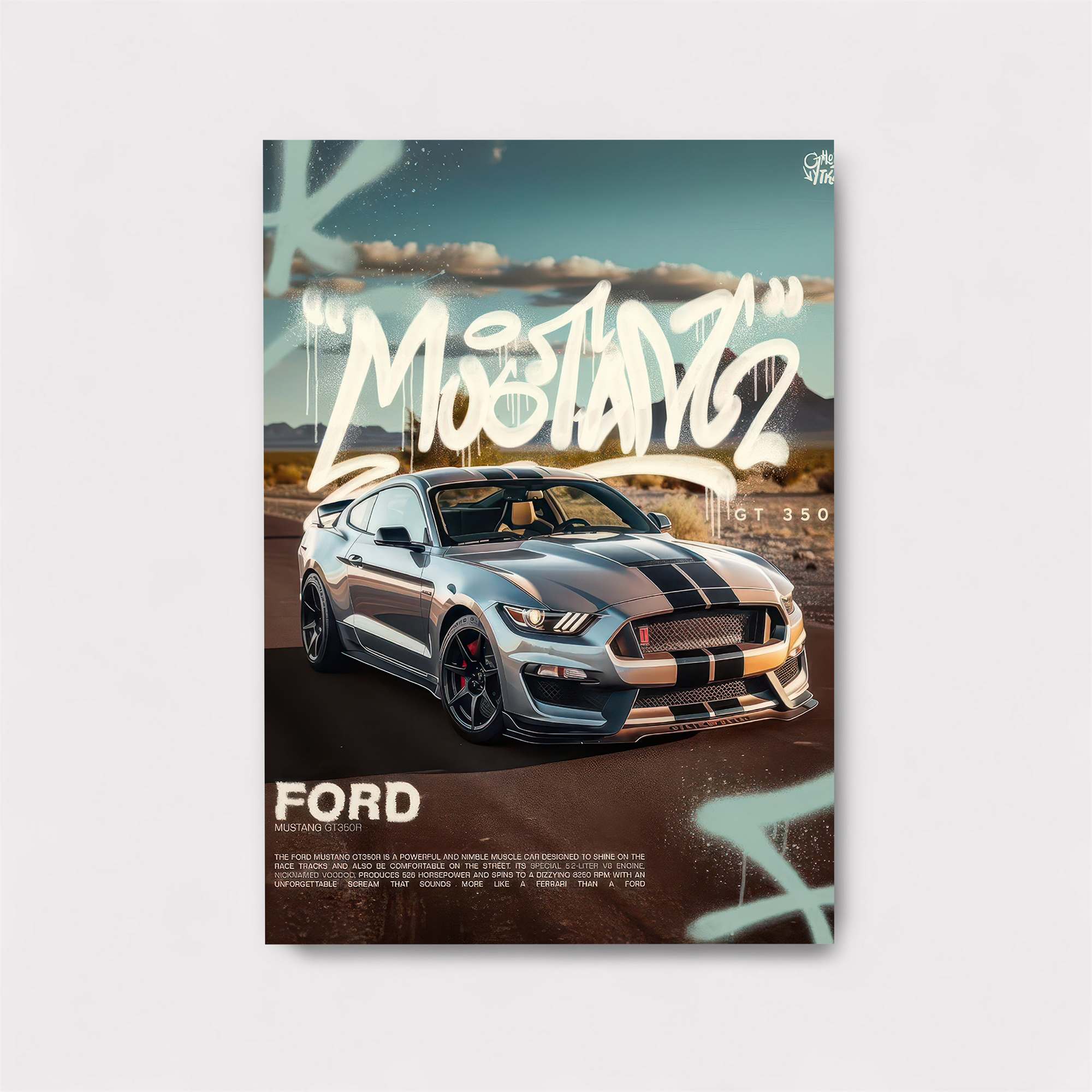Mustang Menace Safe Wall Magnetic / M