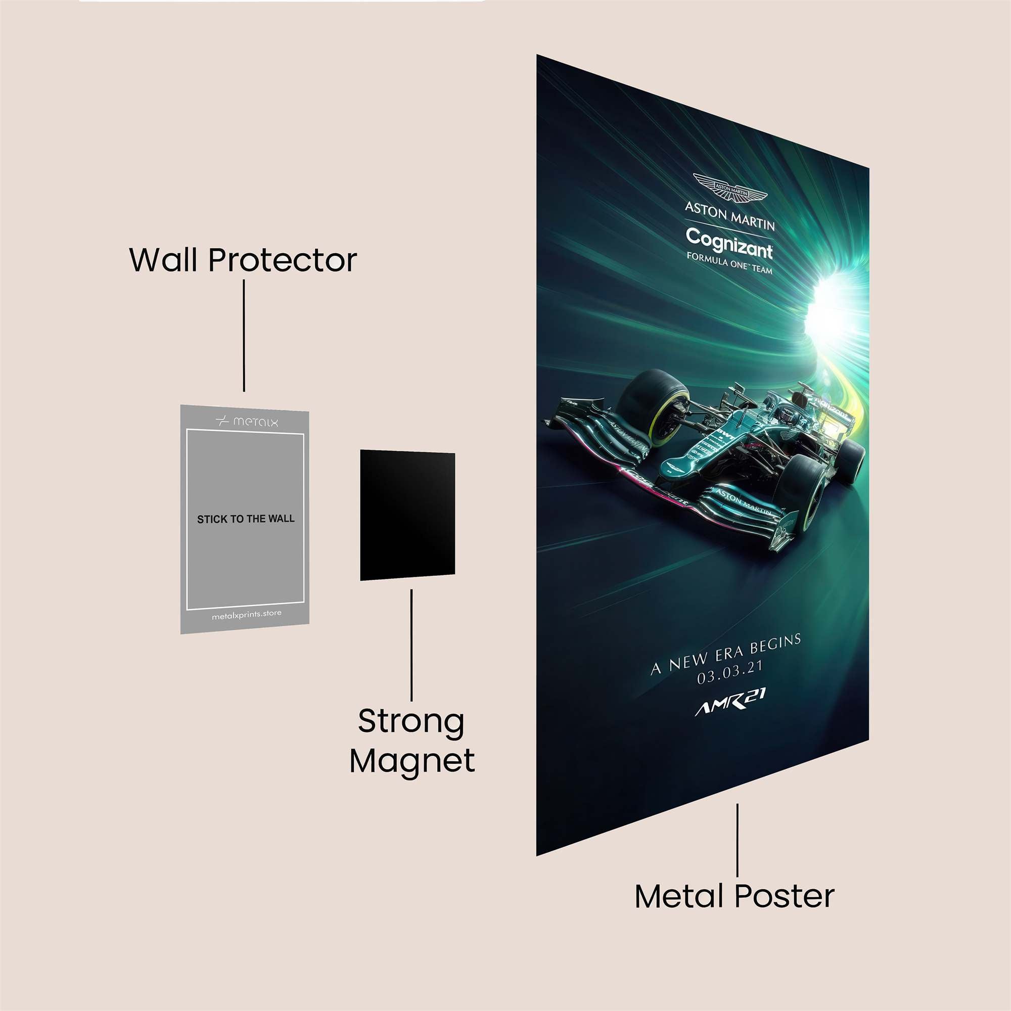 Aston Martin - Velocity Safe Wall Magnetic / M