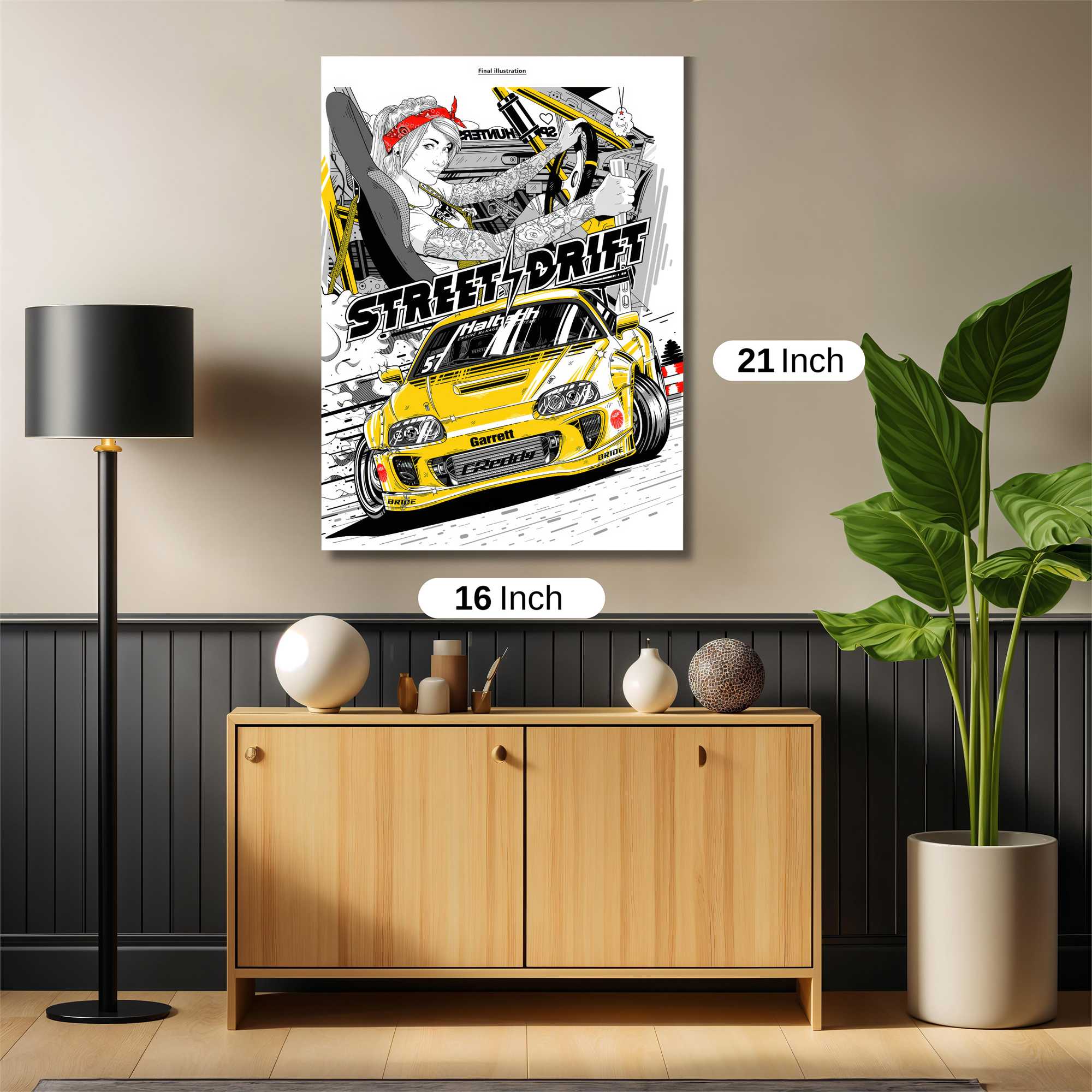 Rebel Drift Safe Wall Magnetic / M