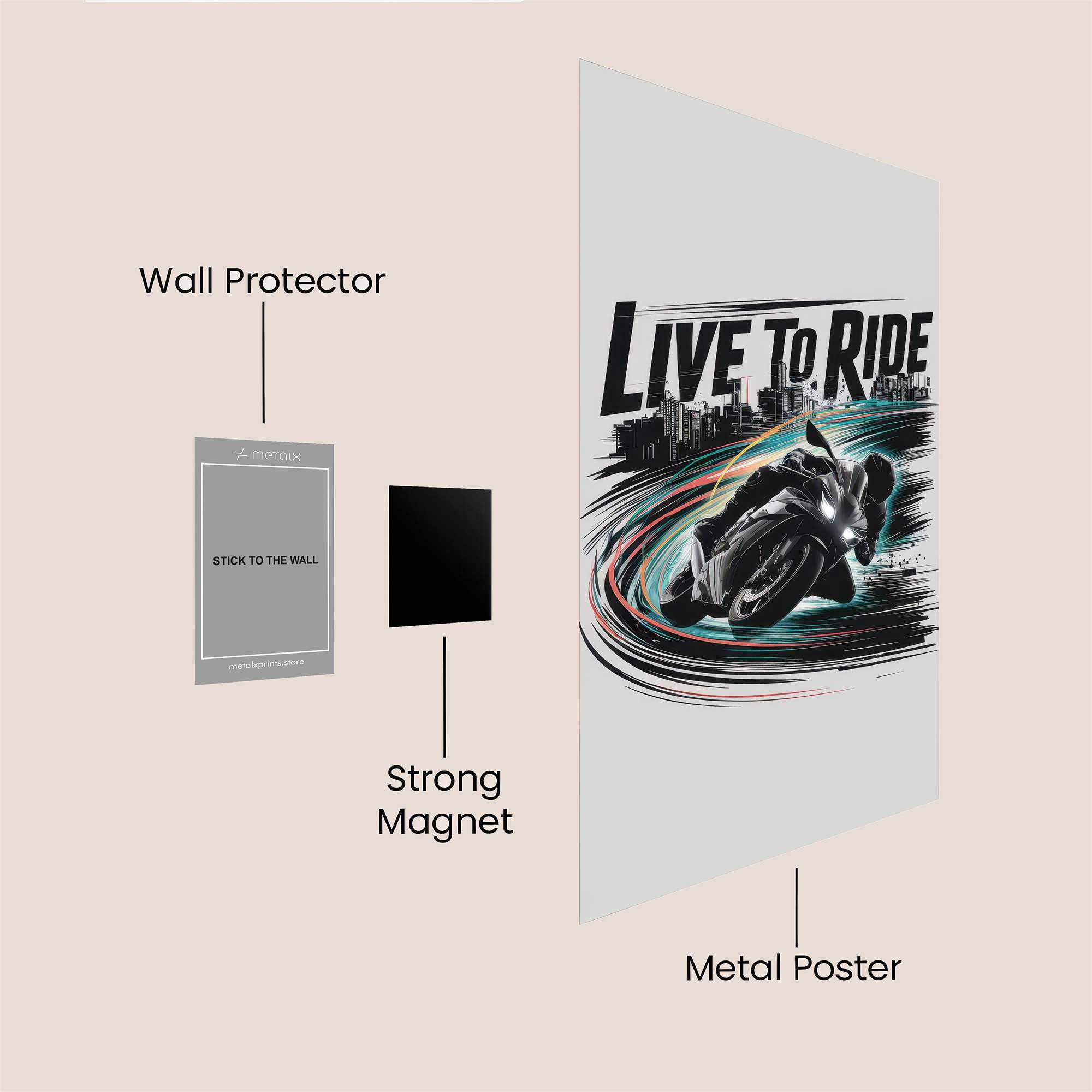 Speed Thrill Safe Wall Magnetic / M