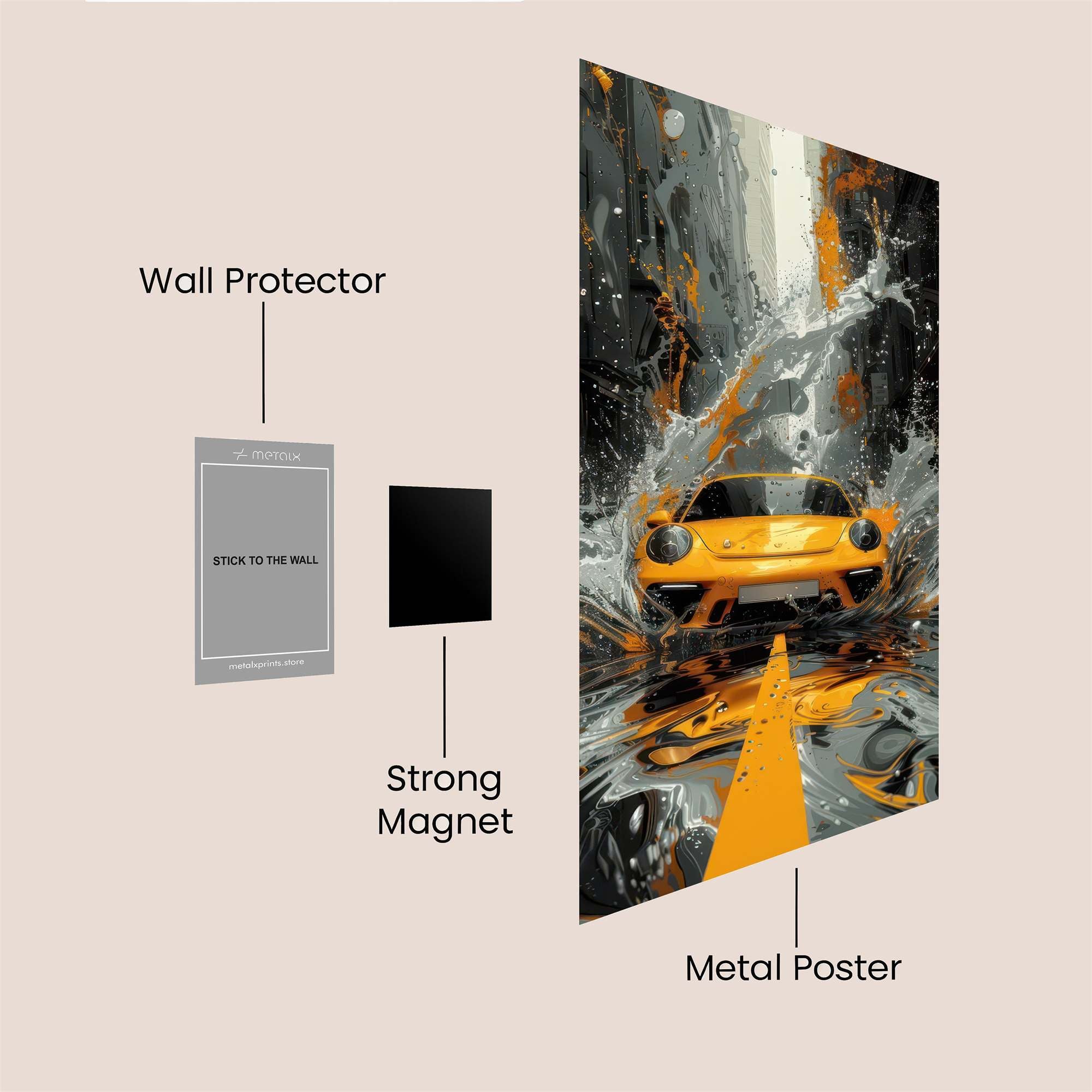 Speed Fury Safe Wall Magnetic / M