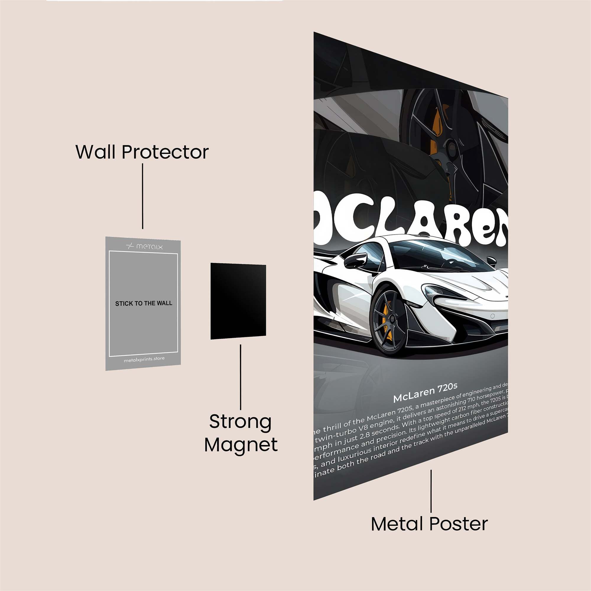 McLaren Masterpiece Safe Wall Magnetic / M