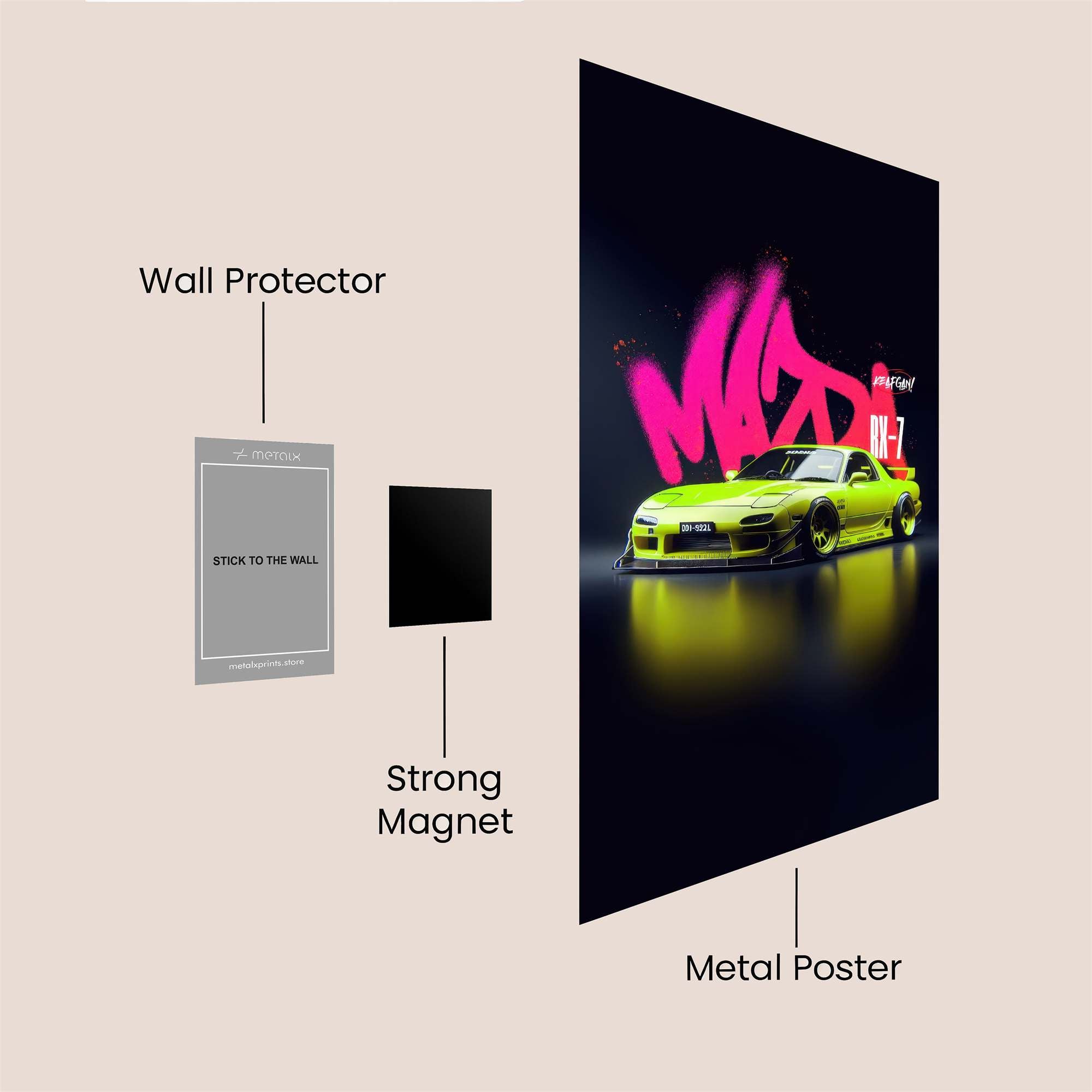Mazda Manic Safe Wall Magnetic / M
