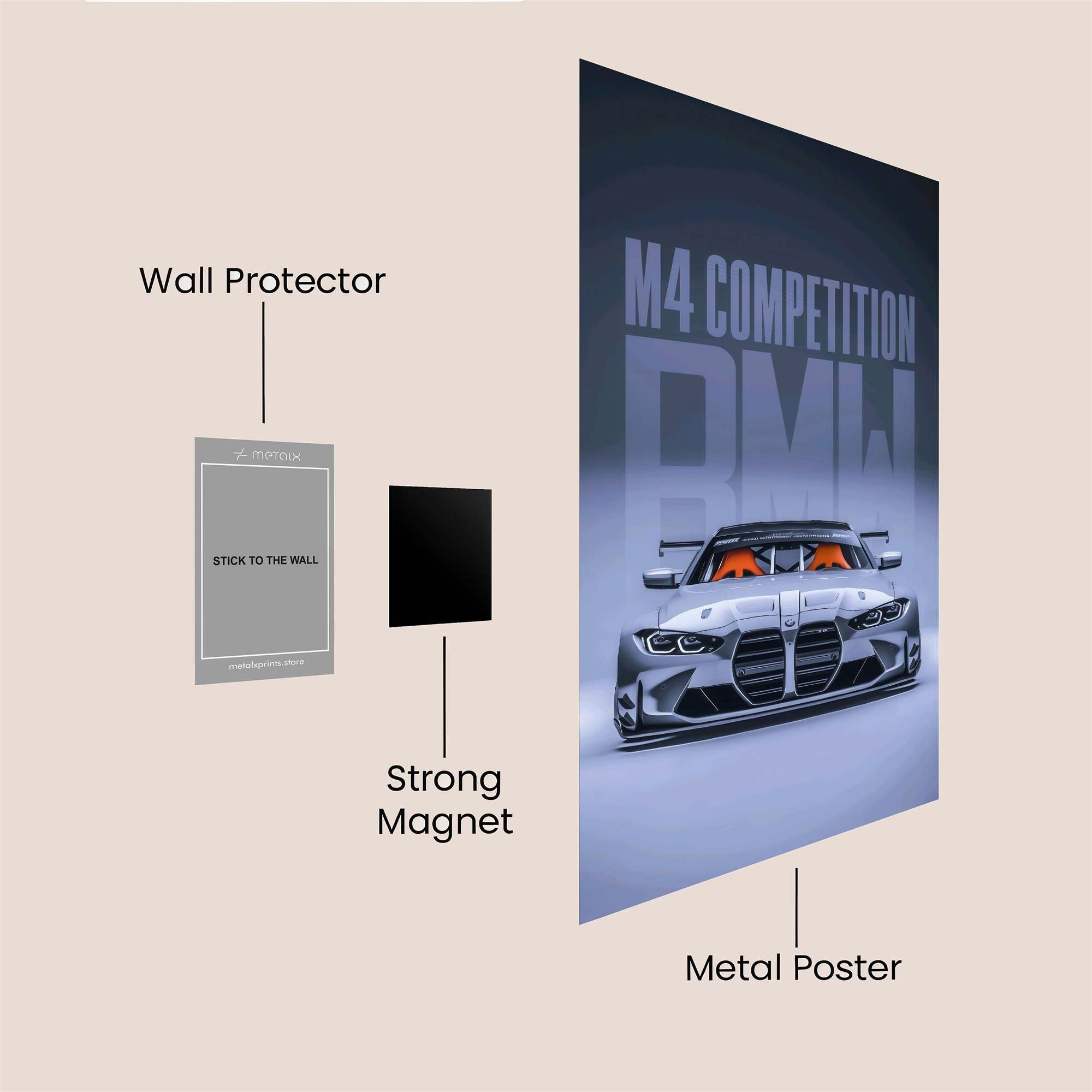 BMW Elegance Safe Wall Magnetic / M