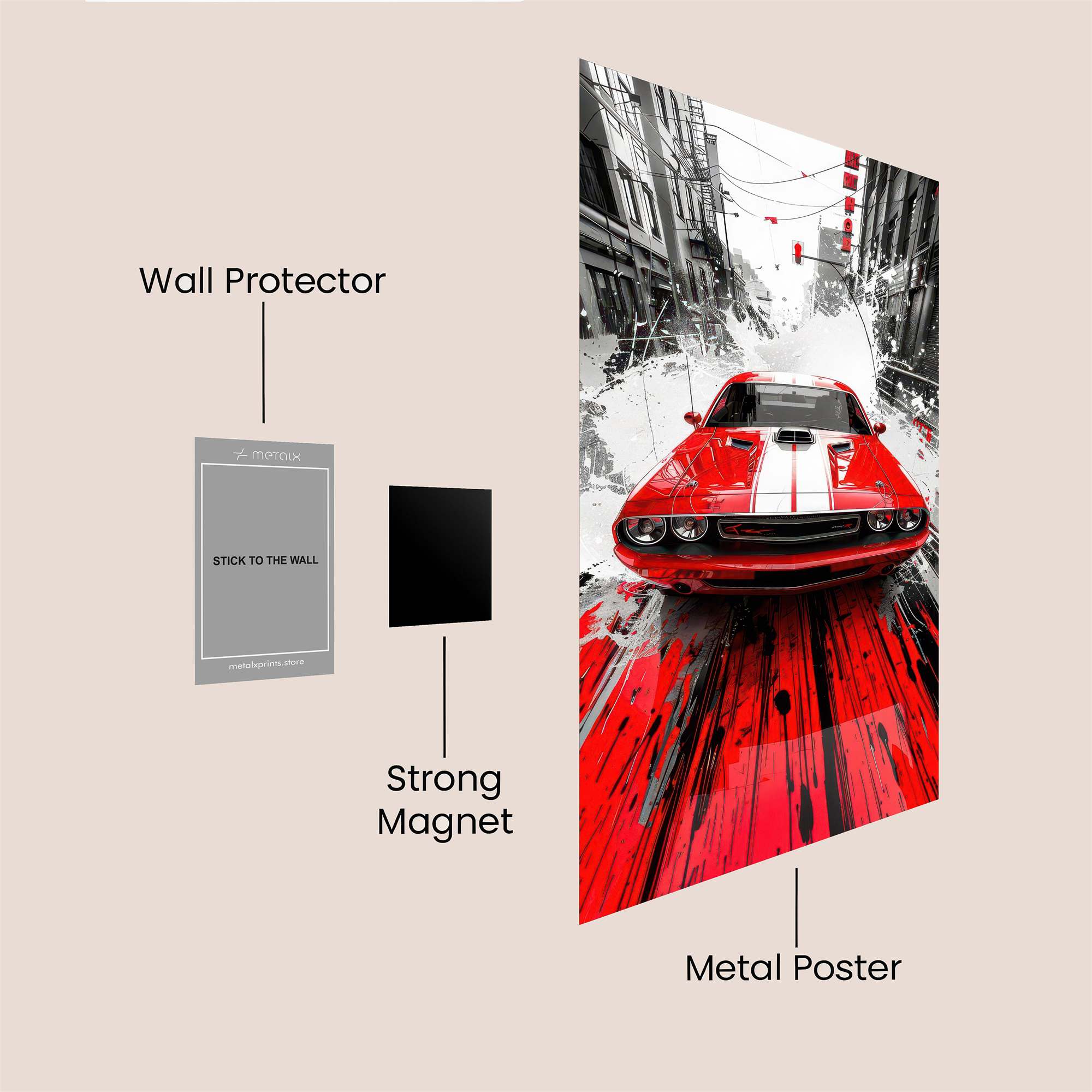 Dodge Dynamic Safe Wall Magnetic / M