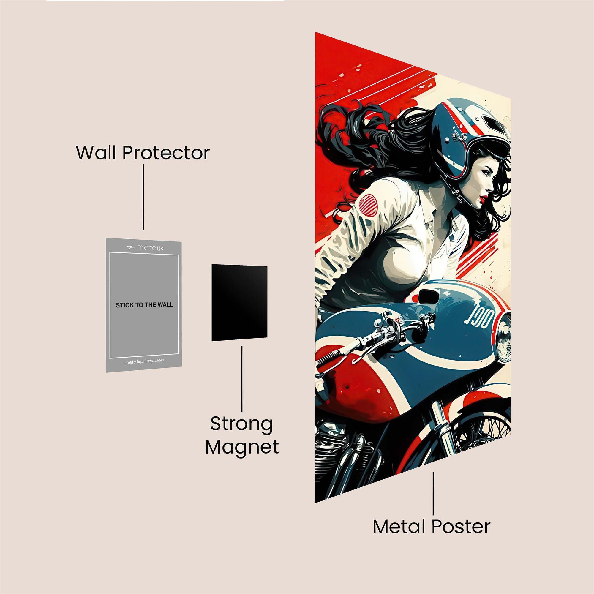 Racer Reverie Safe Wall Magnetic / M