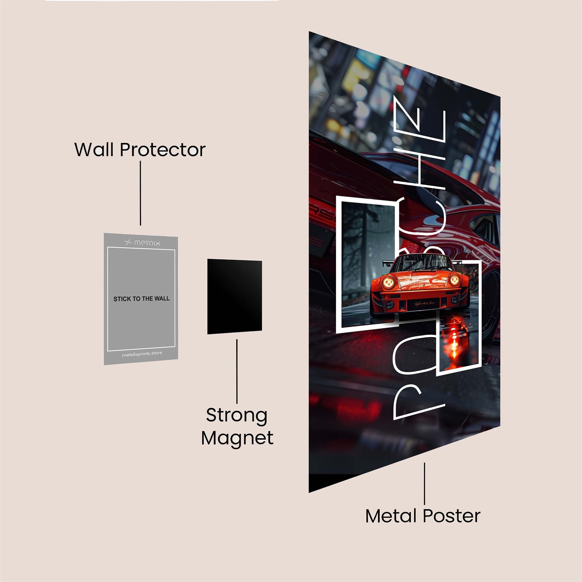 Porsche Pulse Safe Wall Magnetic / M