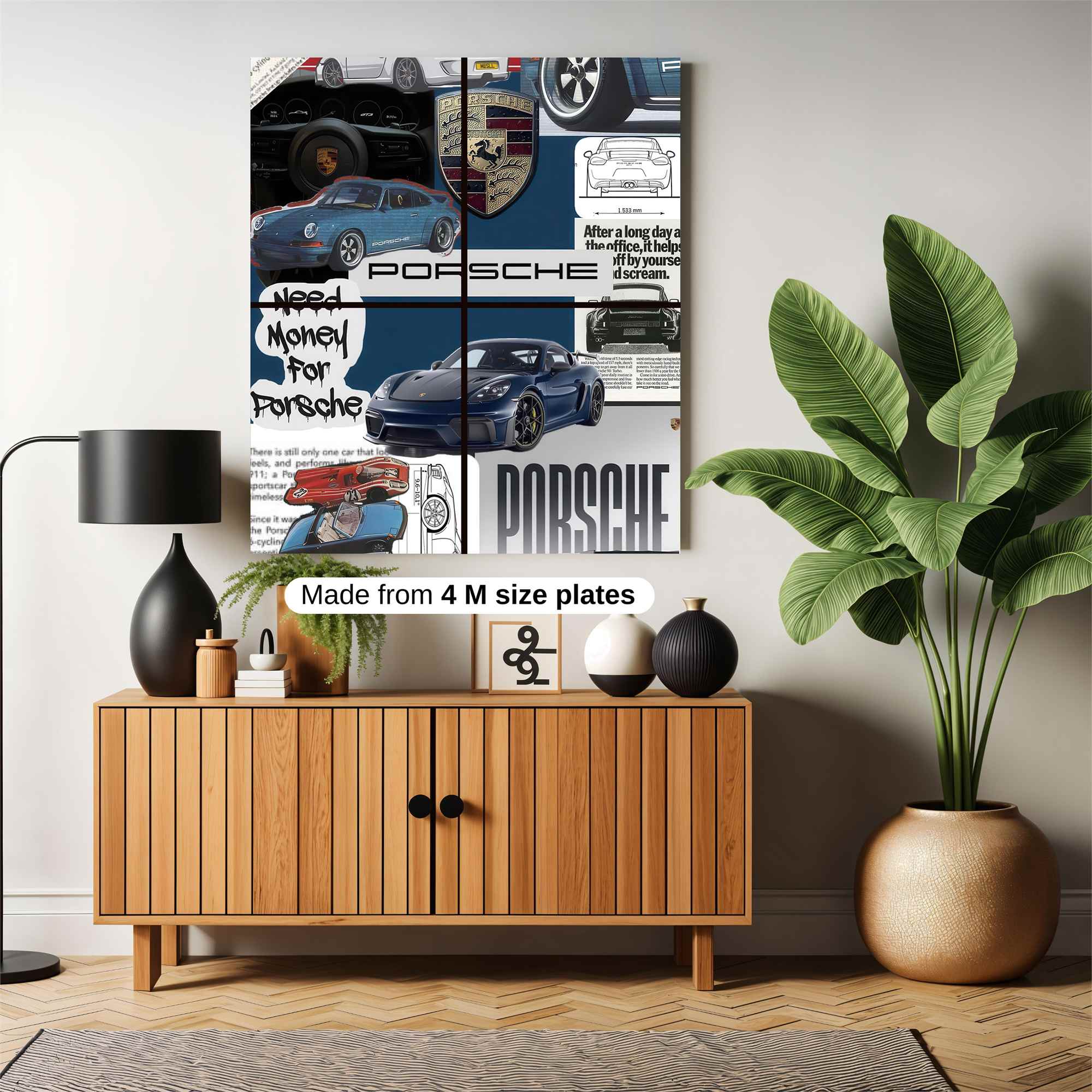 Porsche Passion Safe Wall Magnetic / M