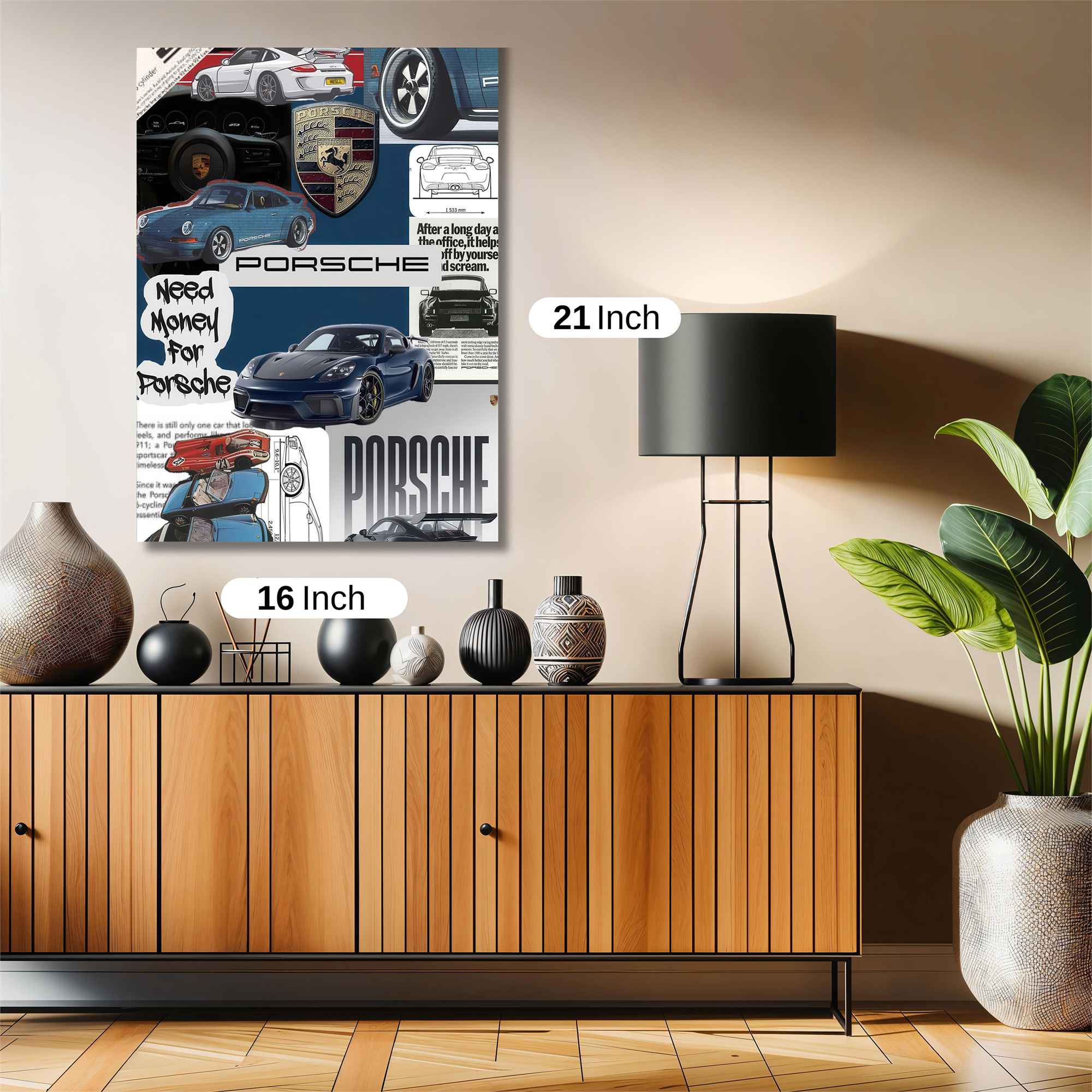 Porsche Passion Safe Wall Magnetic / M