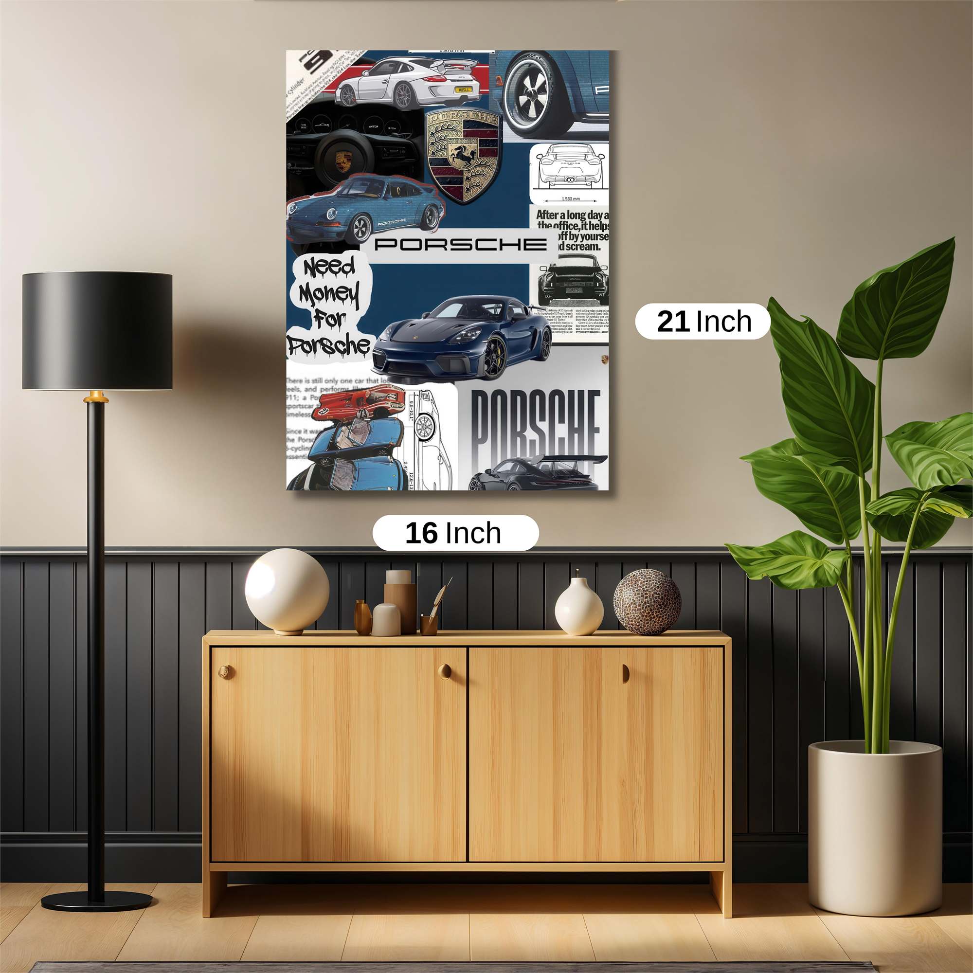 Porsche Passion Safe Wall Magnetic / M