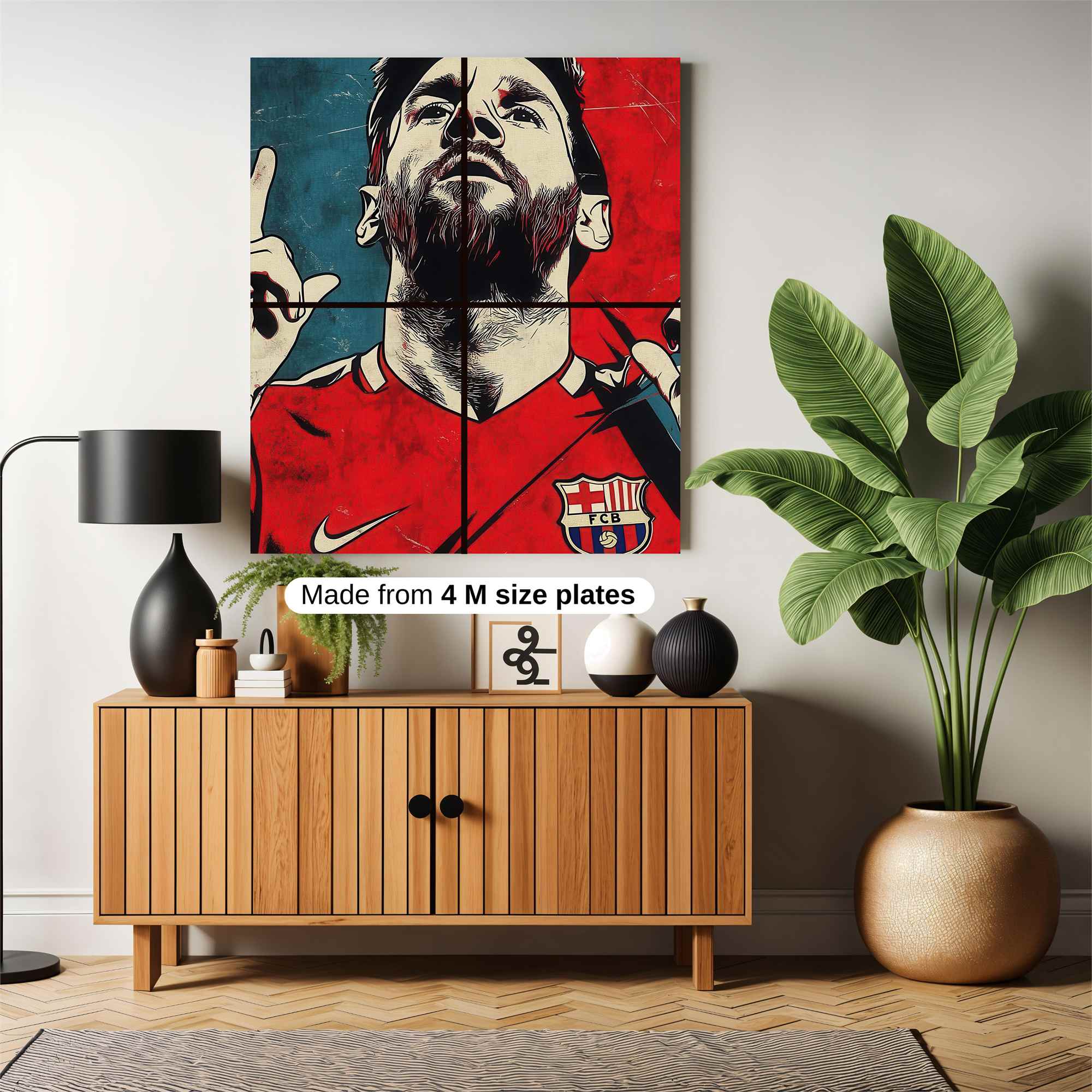 Messi Triumphant Safe Wall Magnetic / M