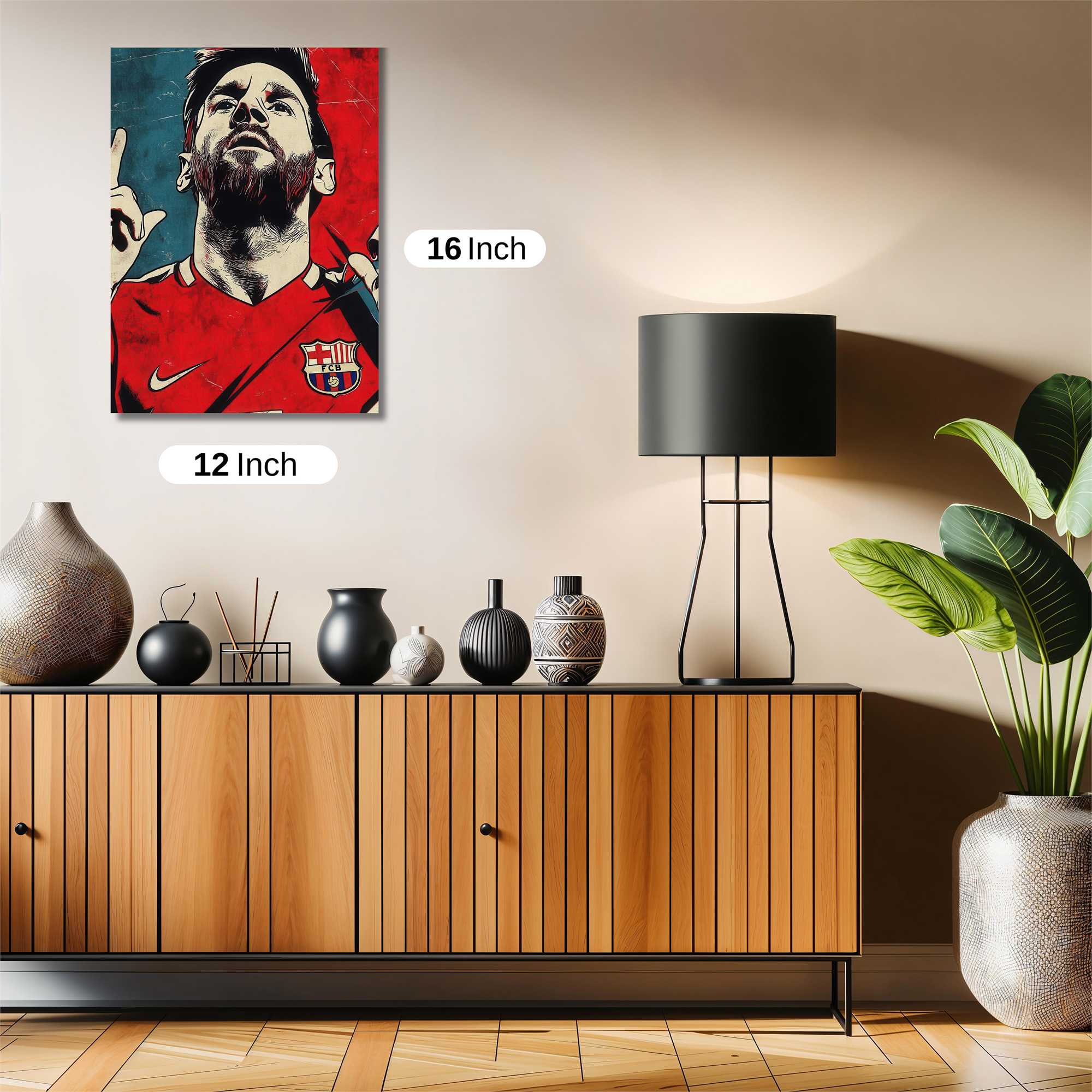 Messi Triumphant Safe Wall Magnetic / M