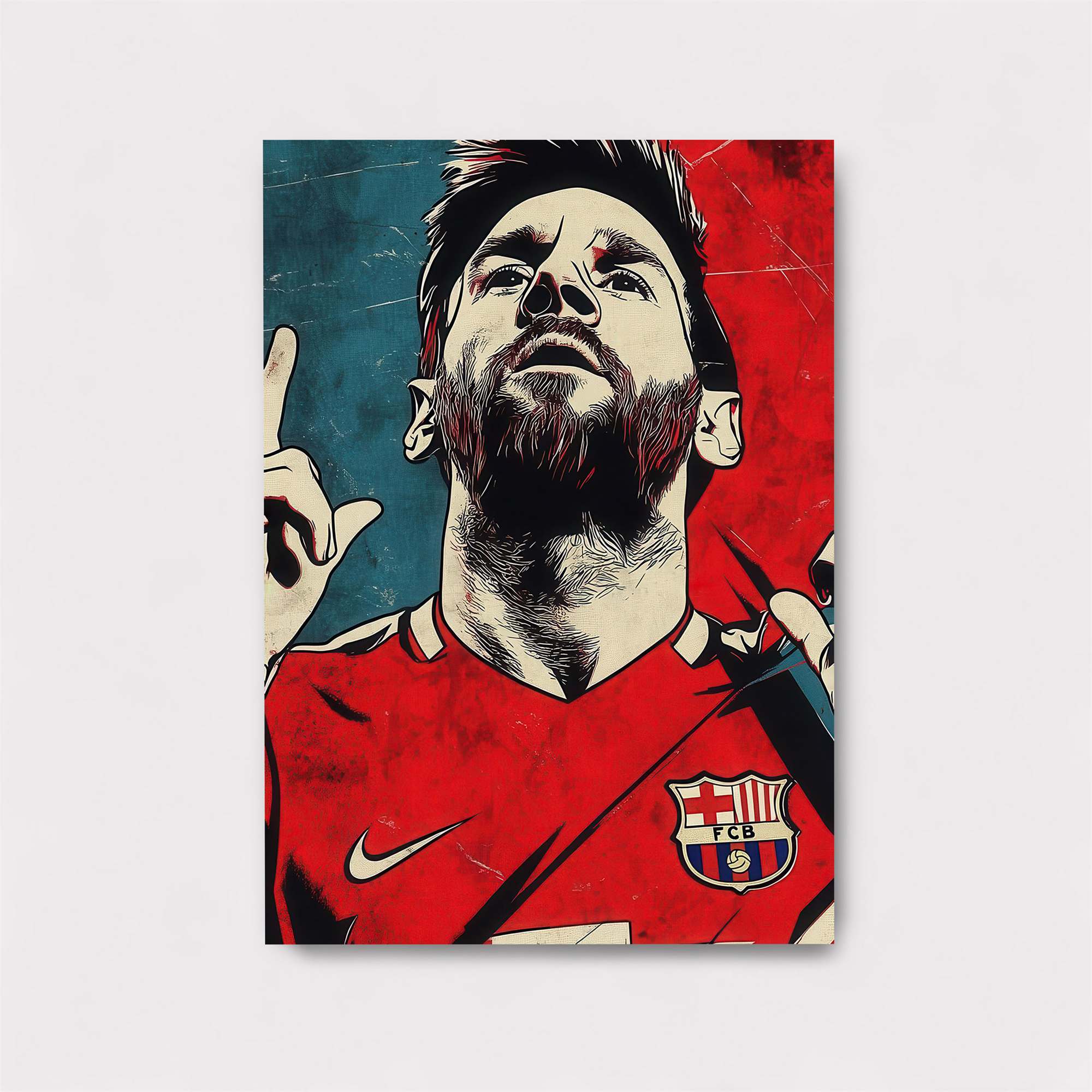 Messi Triumphant Safe Wall Magnetic / M