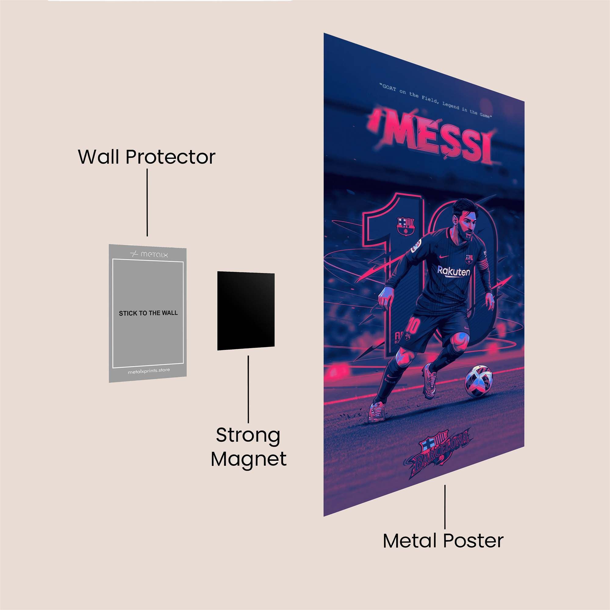 Messi Magic Safe Wall Magnetic / M