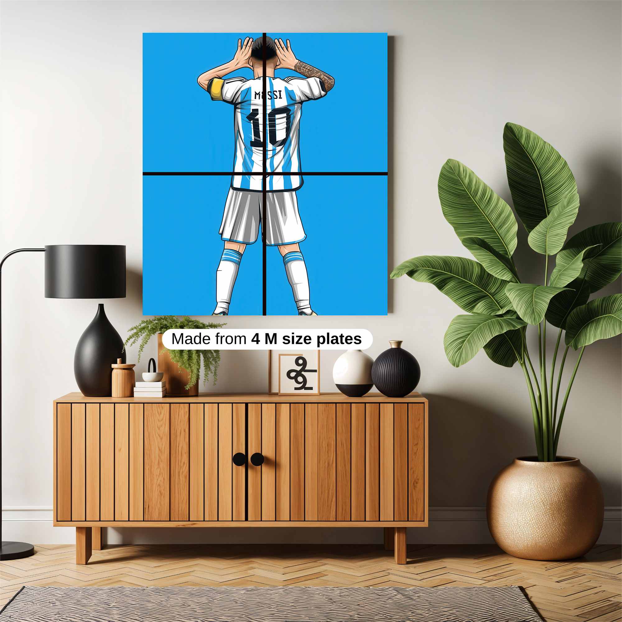 Messi Triumphant Safe Wall Magnetic / M