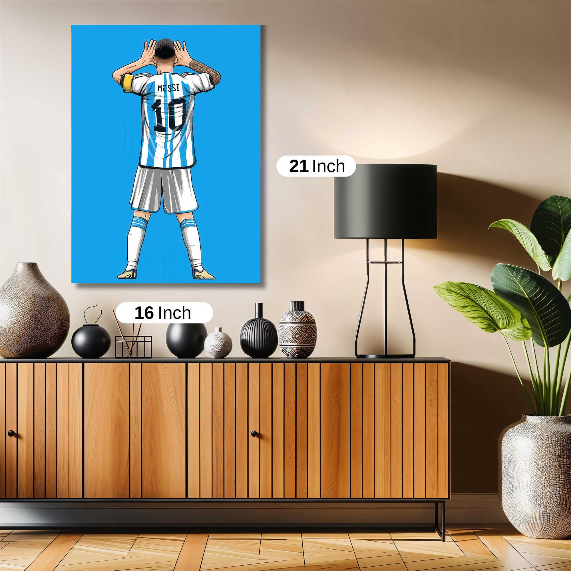 Messi Triumphant Safe Wall Magnetic / M