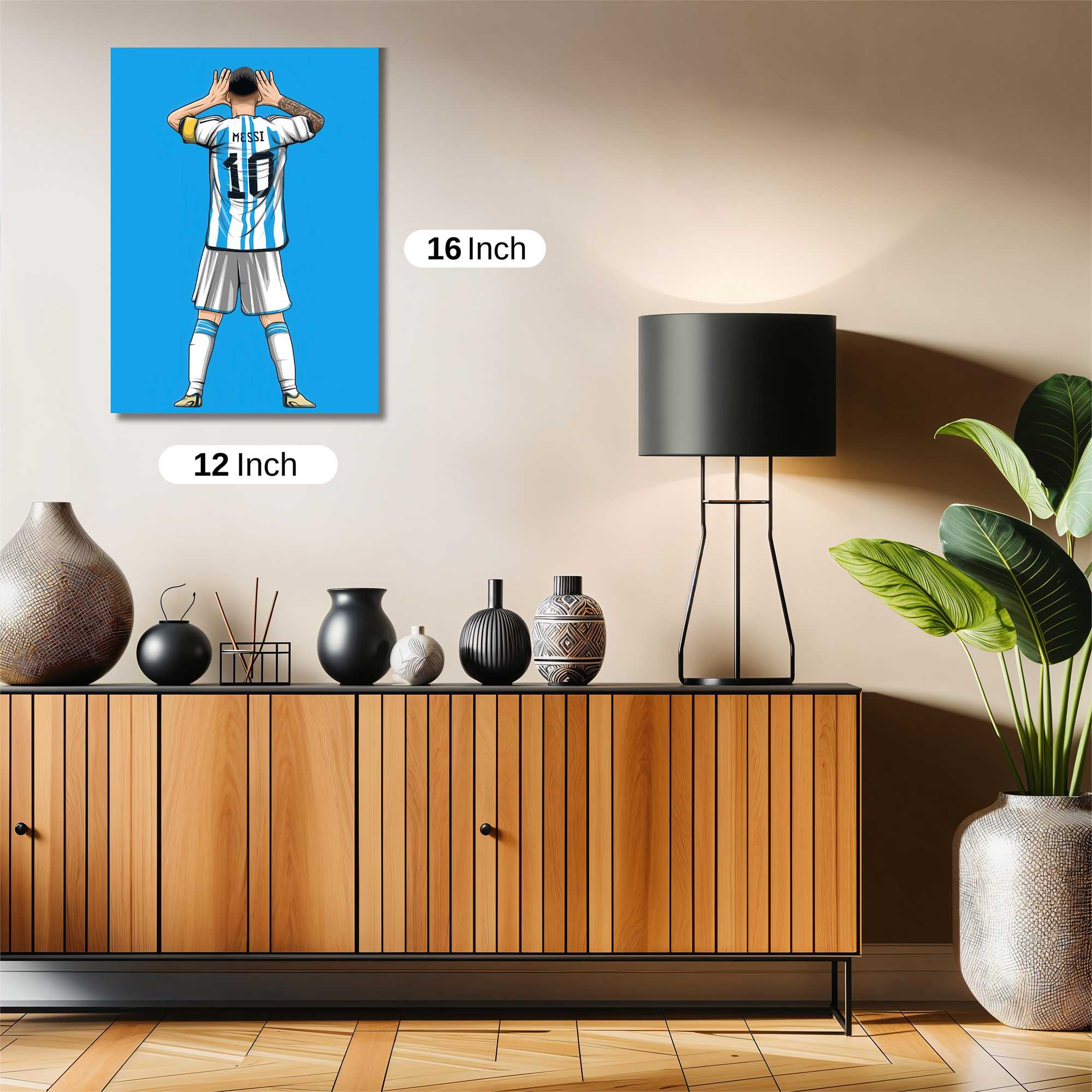 Messi Triumphant Safe Wall Magnetic / M