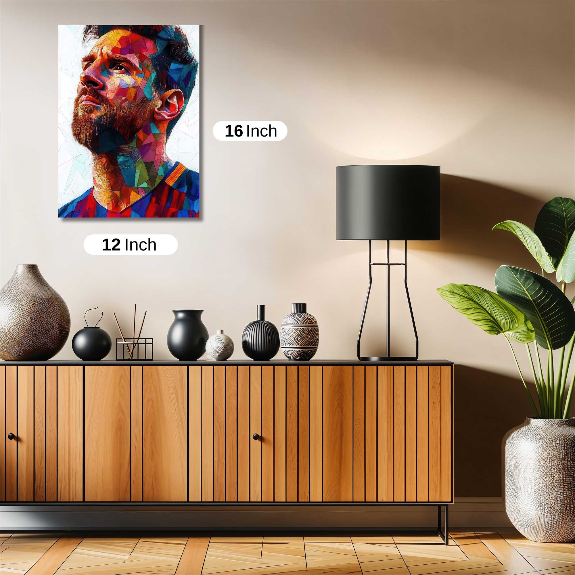 Messi Vibrant Safe Wall Magnetic / M