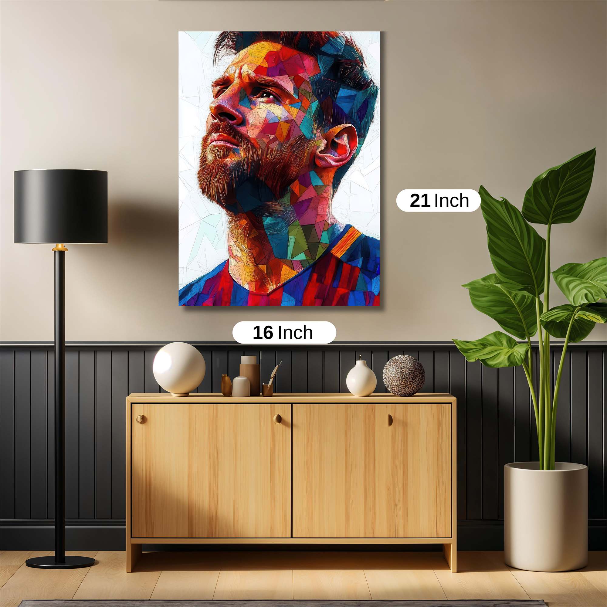 Messi Vibrant Safe Wall Magnetic / M