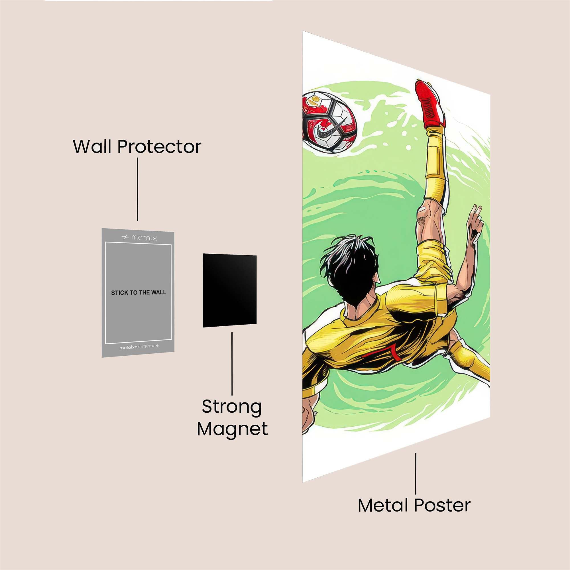 Aerial Artistry Safe Wall Magnetic / M
