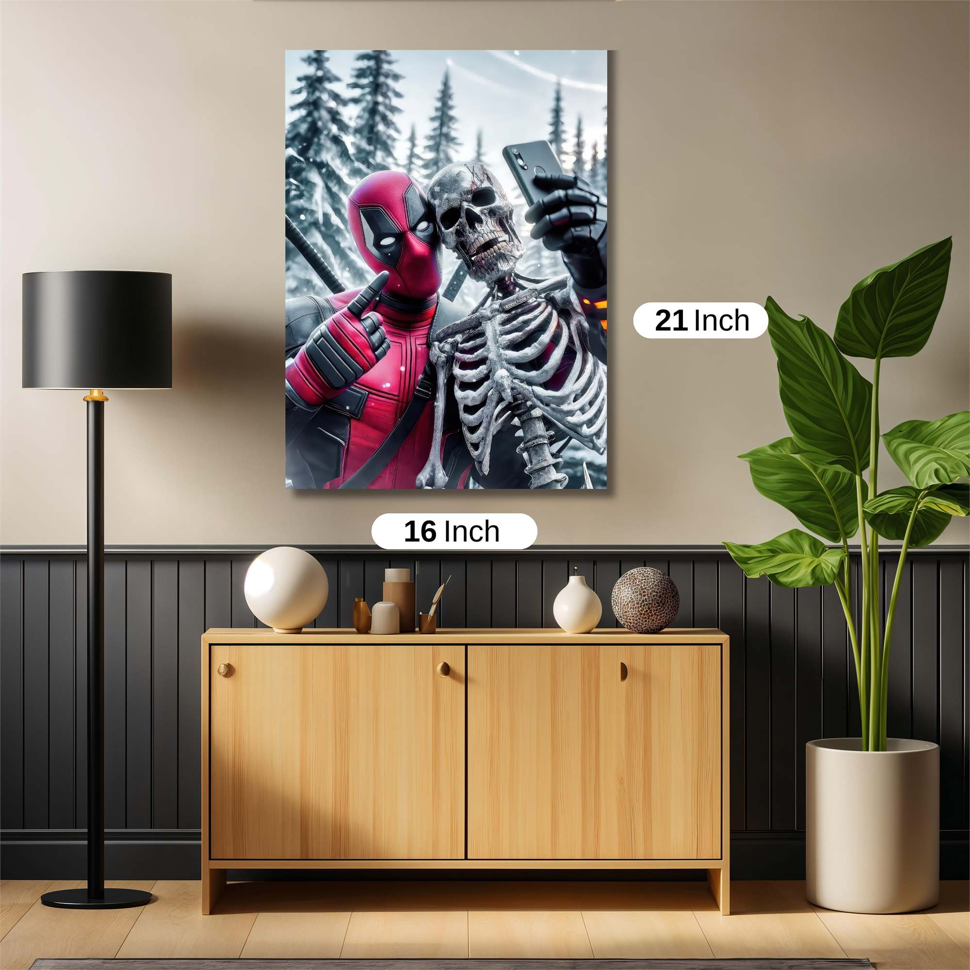 Deadpool Spooky Safe Wall Magnetic / M
