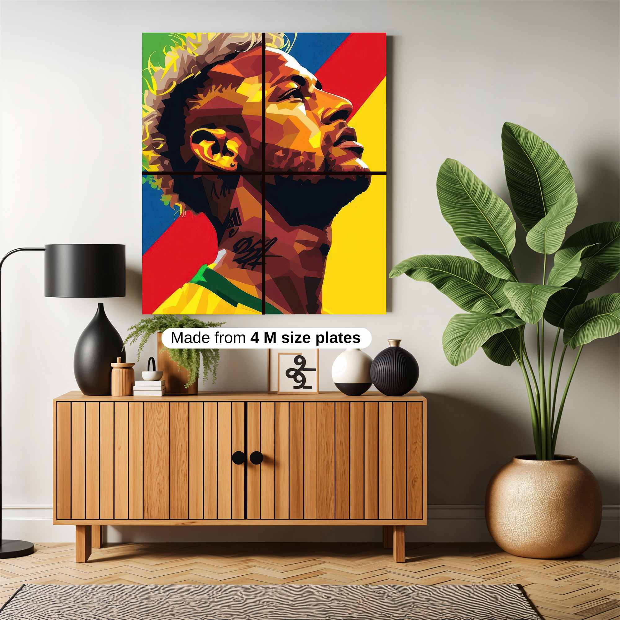 Neymar Vibrant Safe Wall Magnetic / M