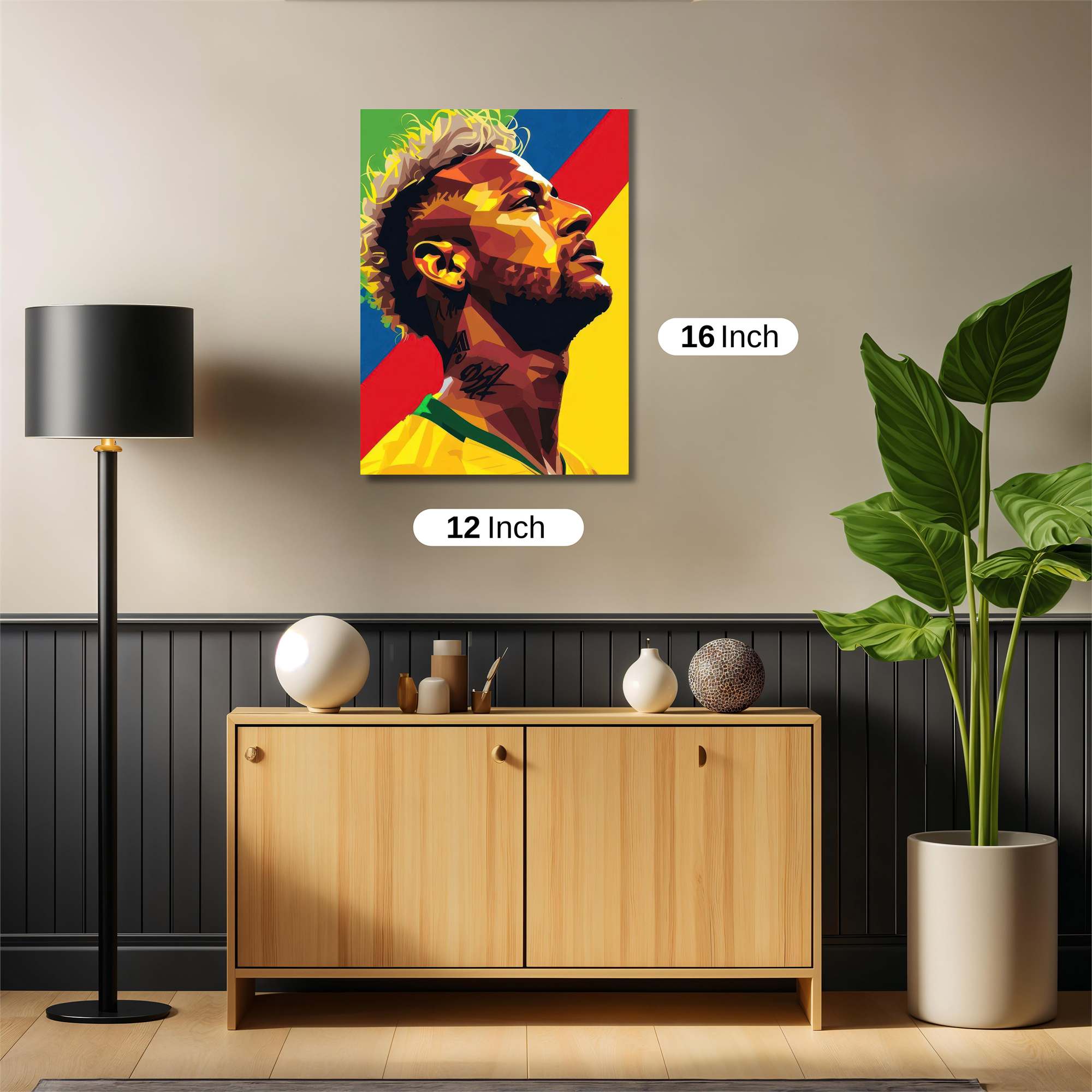 Neymar Vibrant Safe Wall Magnetic / M