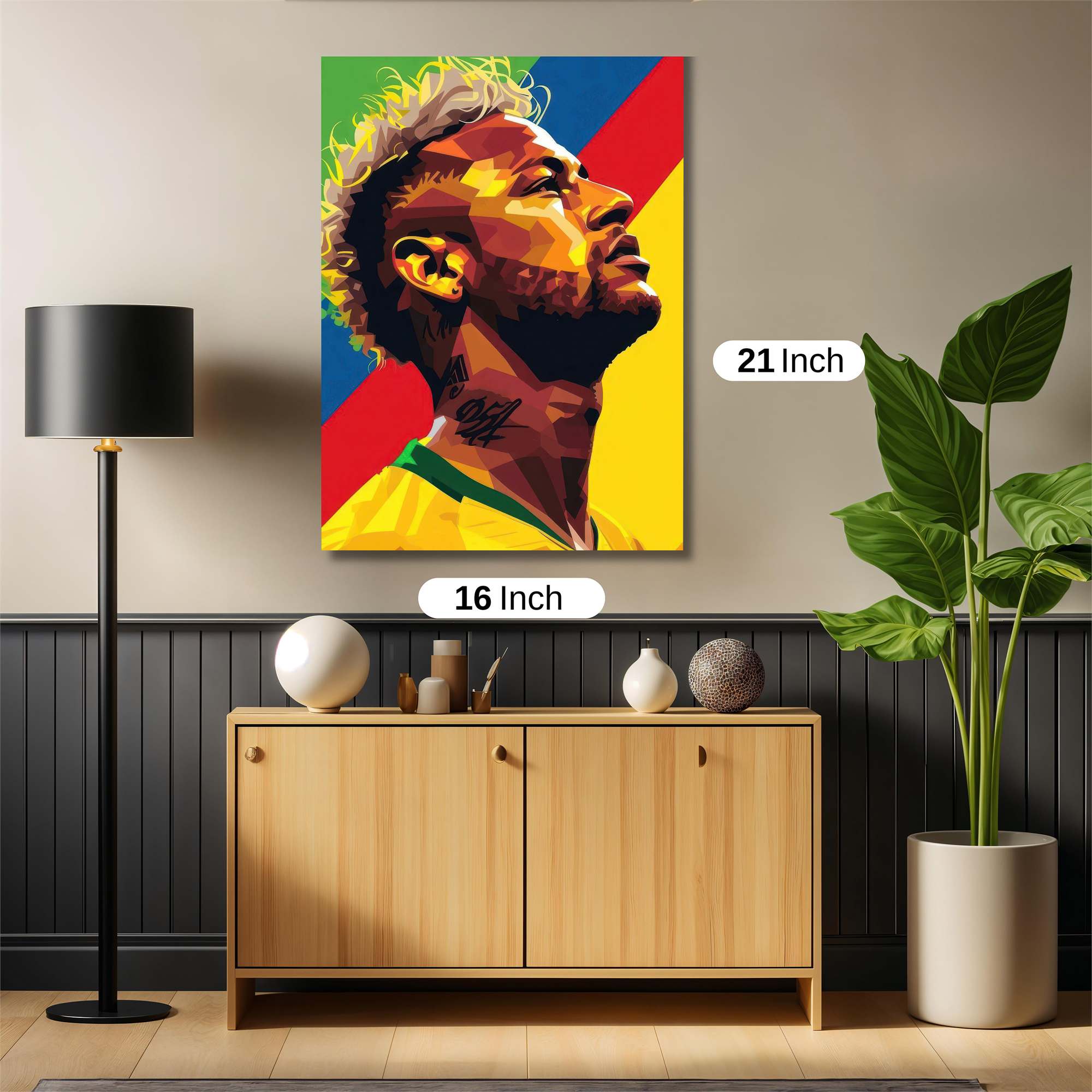 Neymar Vibrant Safe Wall Magnetic / M