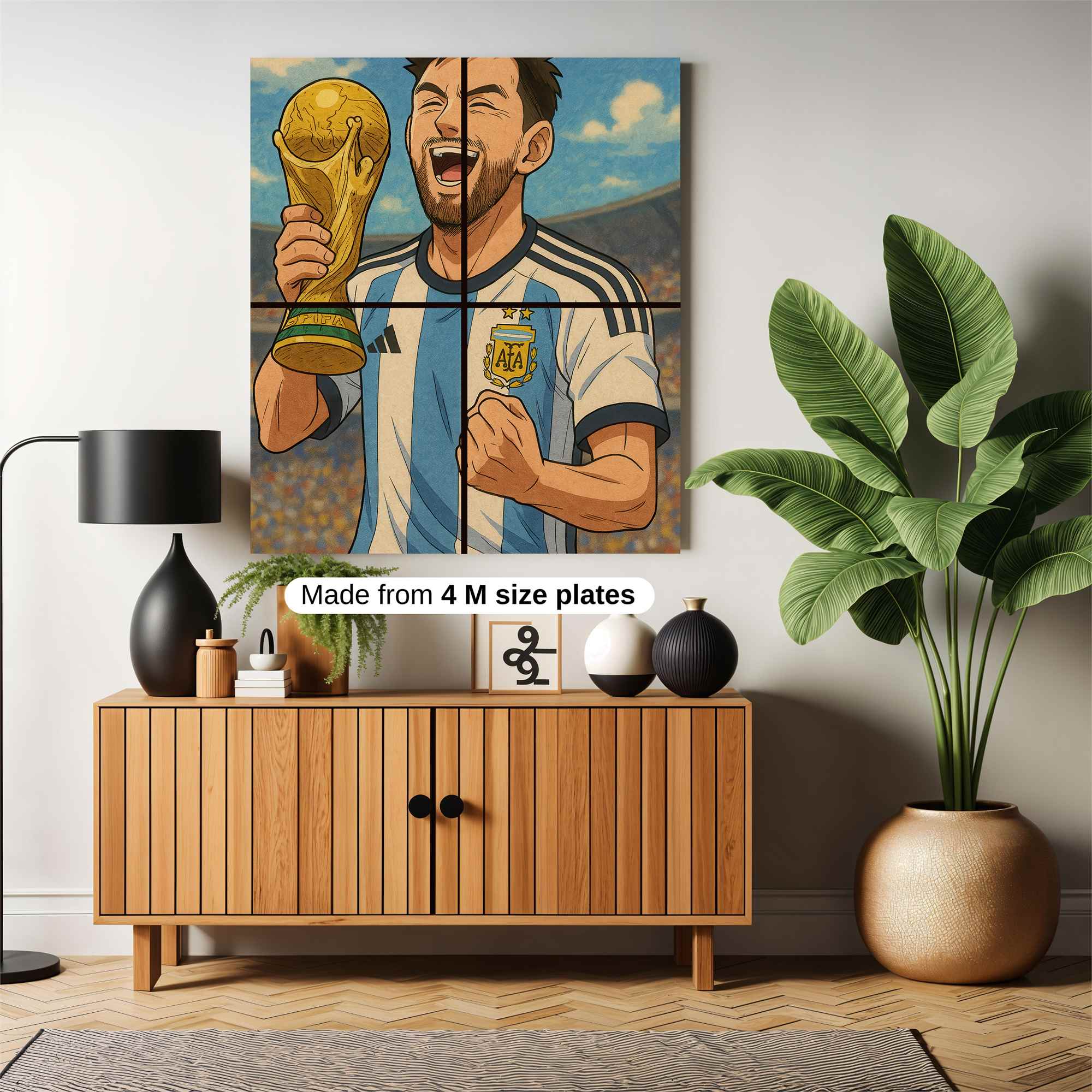 Messi Triumphant Safe Wall Magnetic / M