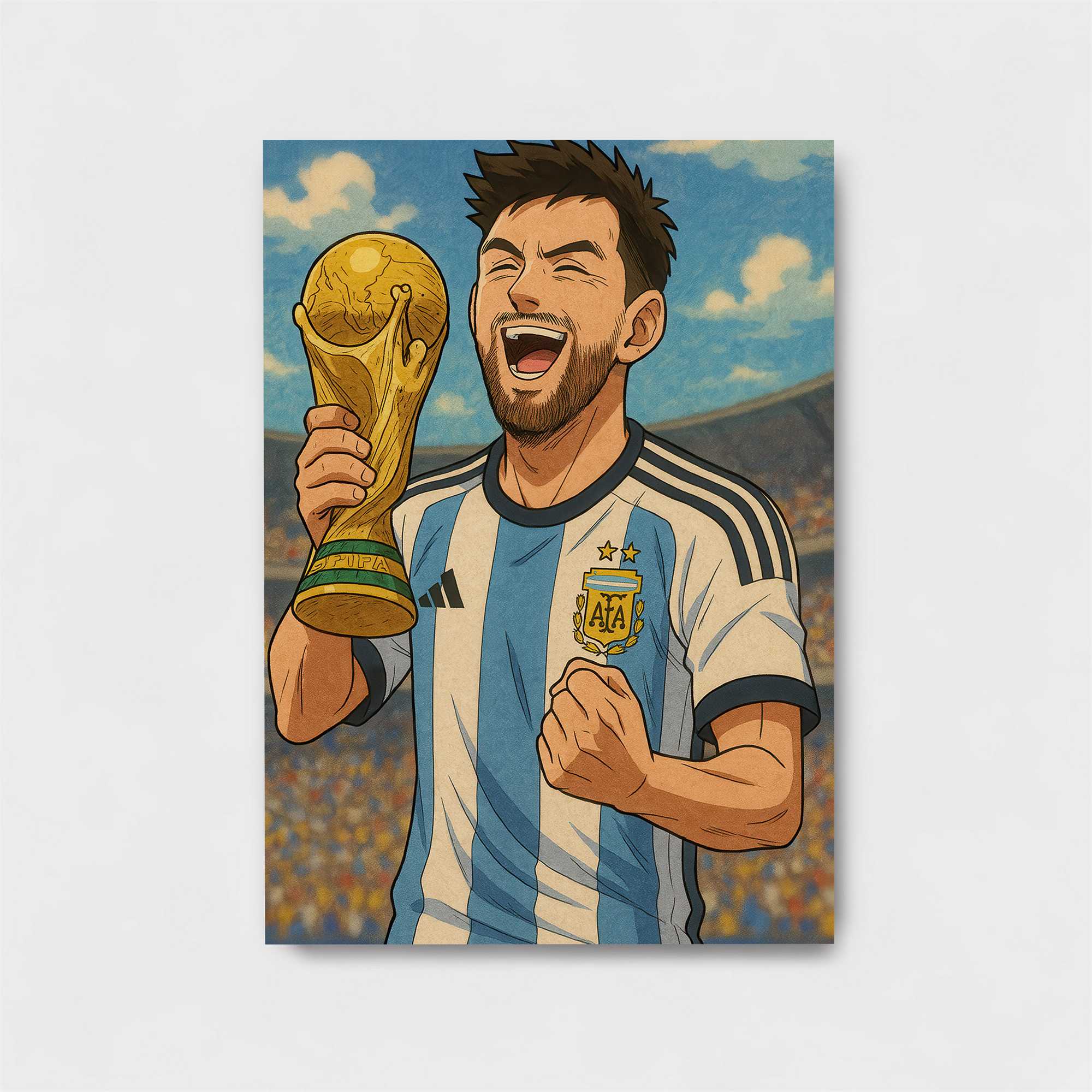 Messi Triumphant Safe Wall Magnetic / M