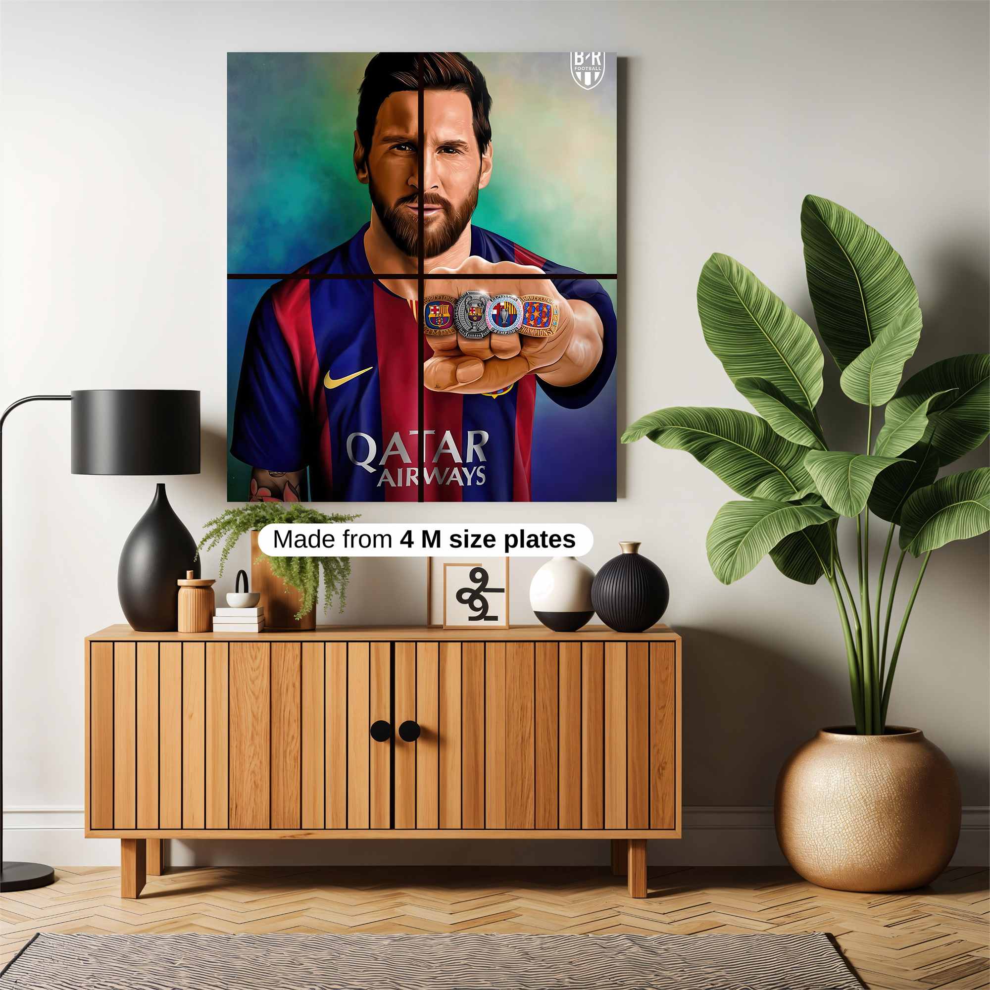 Messi Triumphant Safe Wall Magnetic / M