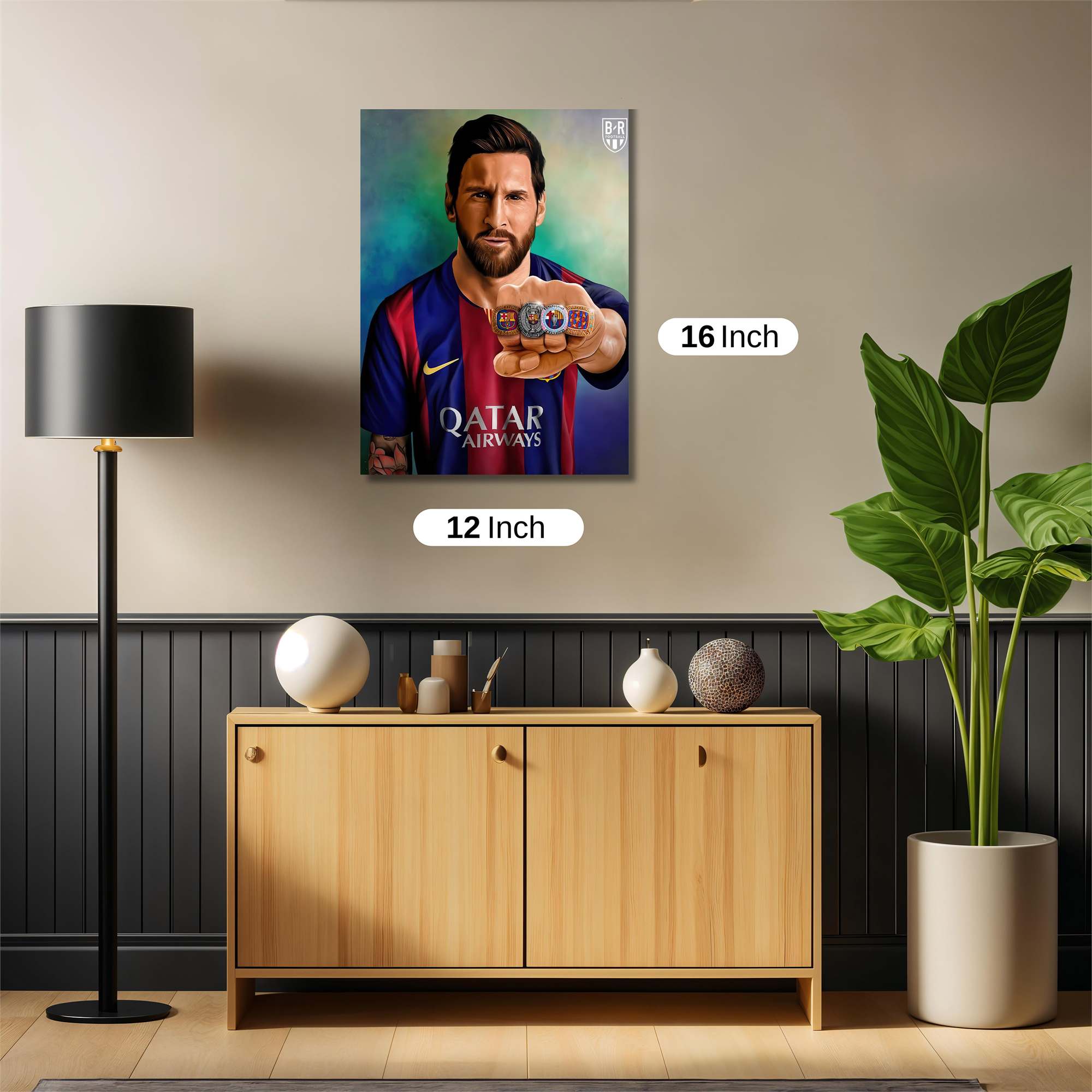 Messi Triumphant Safe Wall Magnetic / M