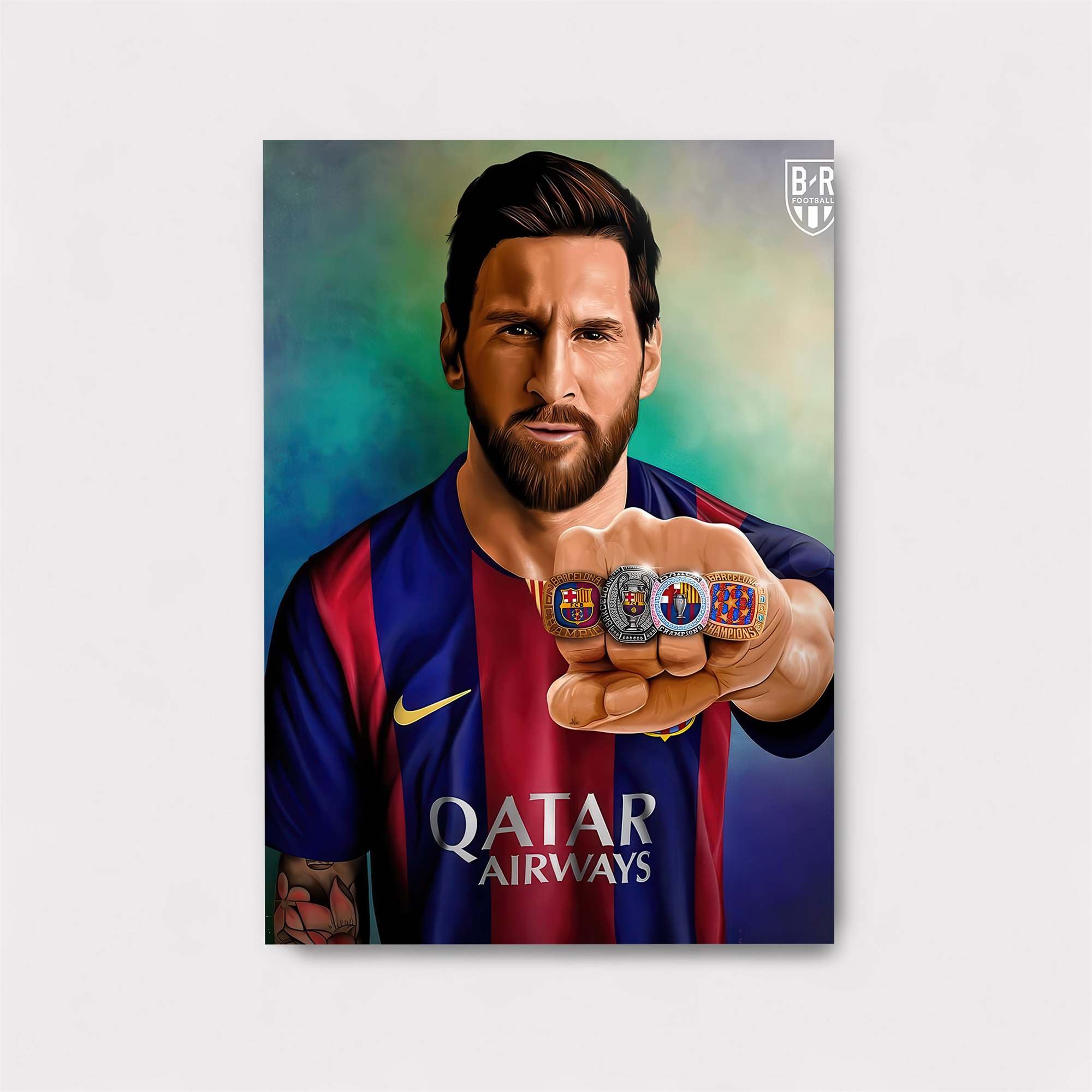 Messi Triumphant Safe Wall Magnetic / M