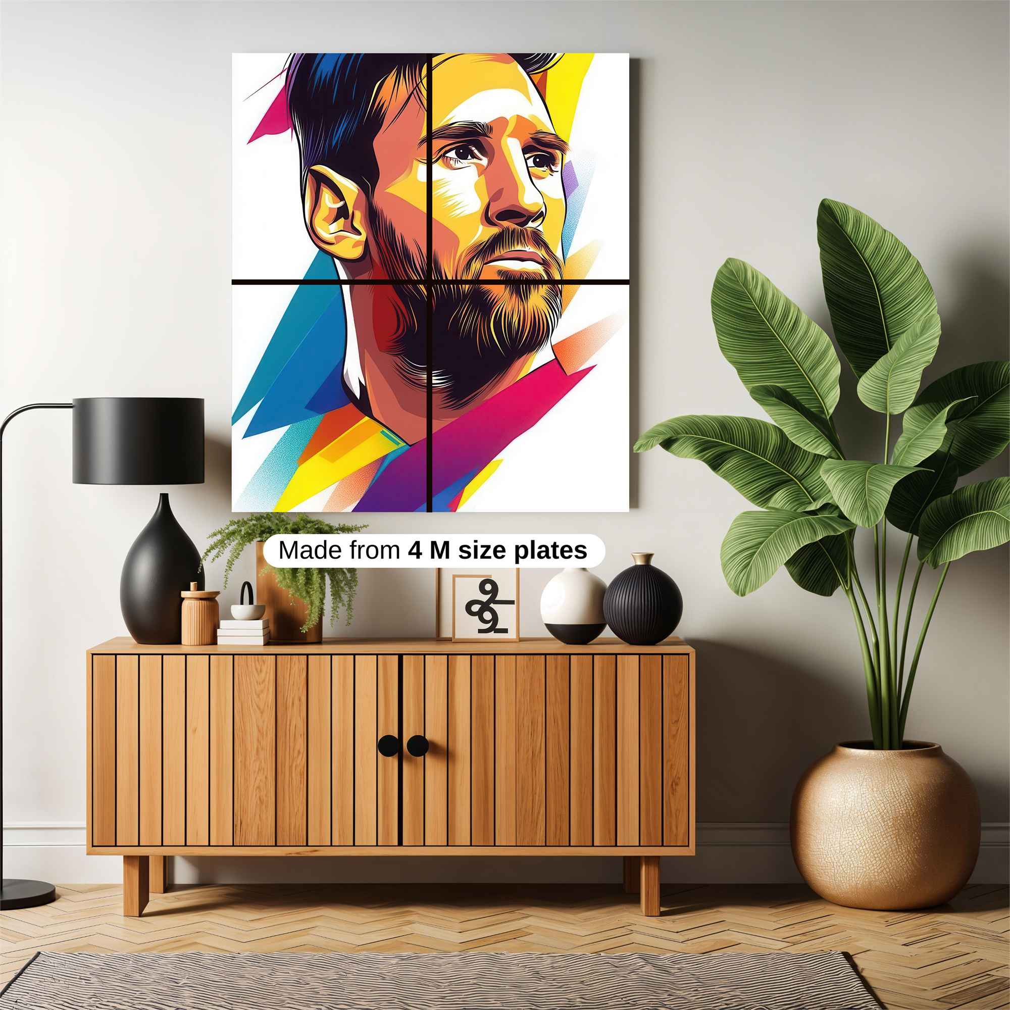 Messi Vibrant Safe Wall Magnetic / M