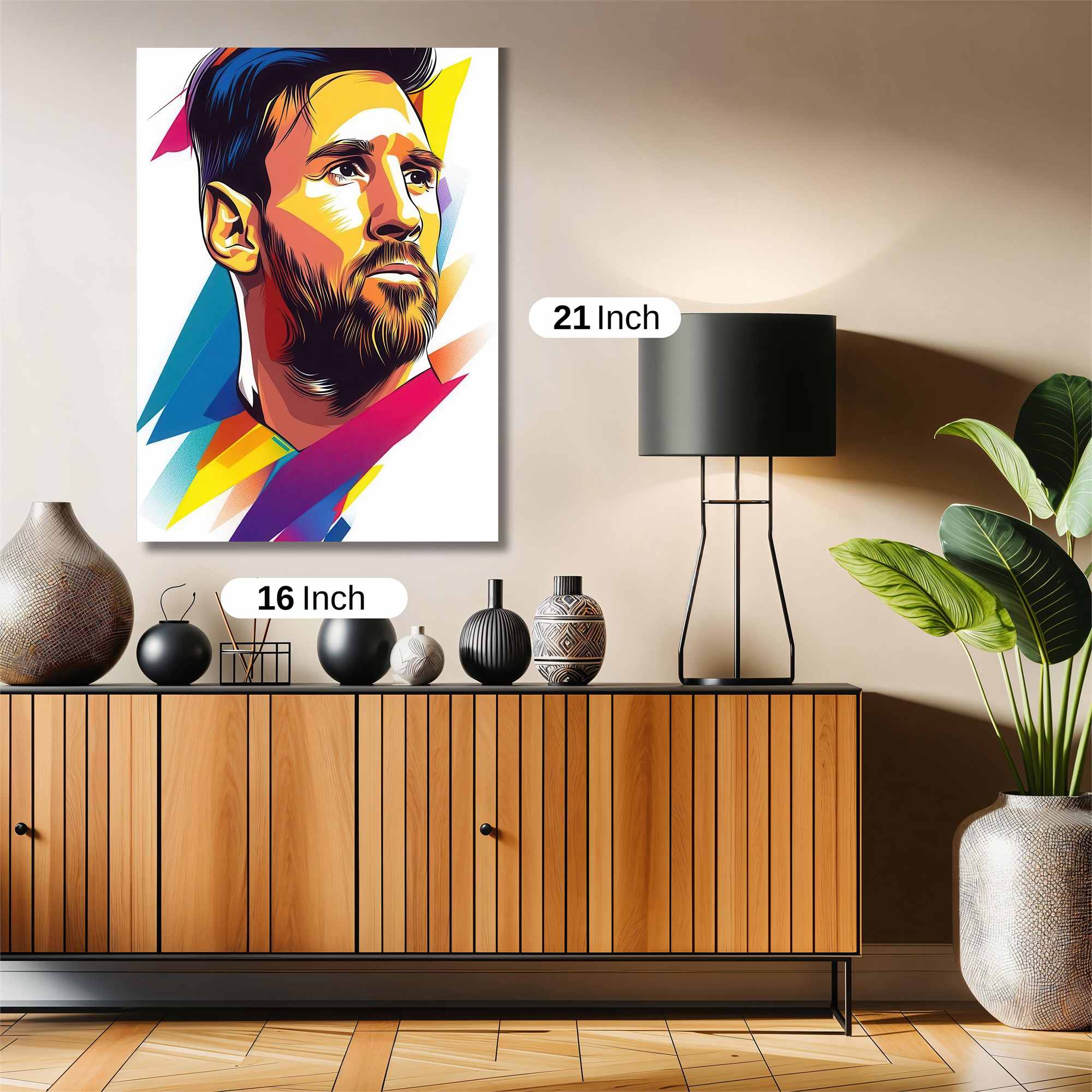 Messi Vibrant Safe Wall Magnetic / M