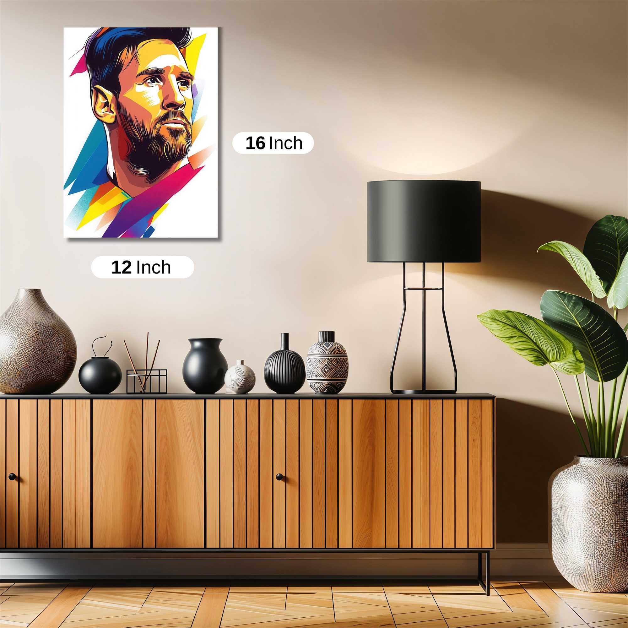 Messi Vibrant Safe Wall Magnetic / M