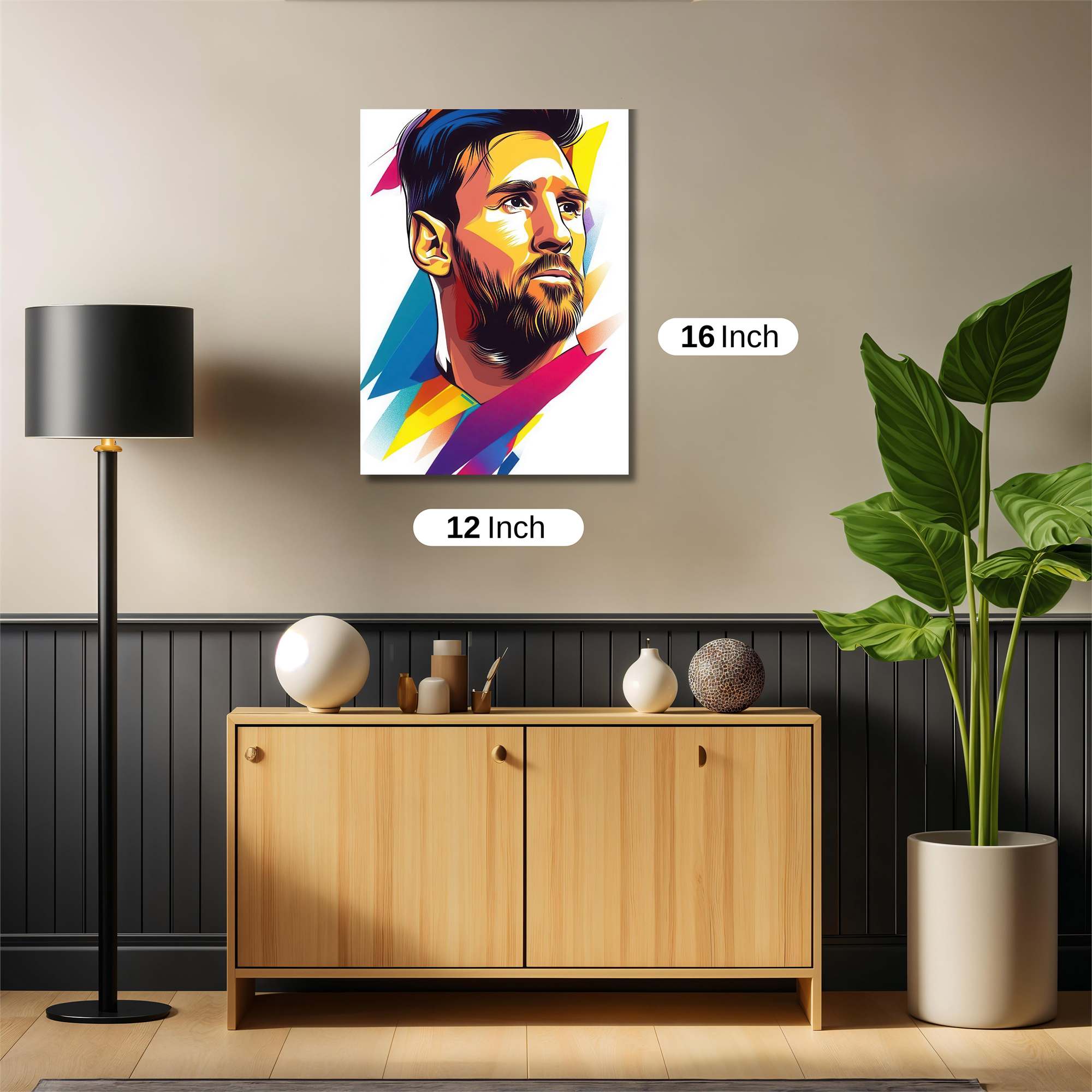 Messi Vibrant Safe Wall Magnetic / M