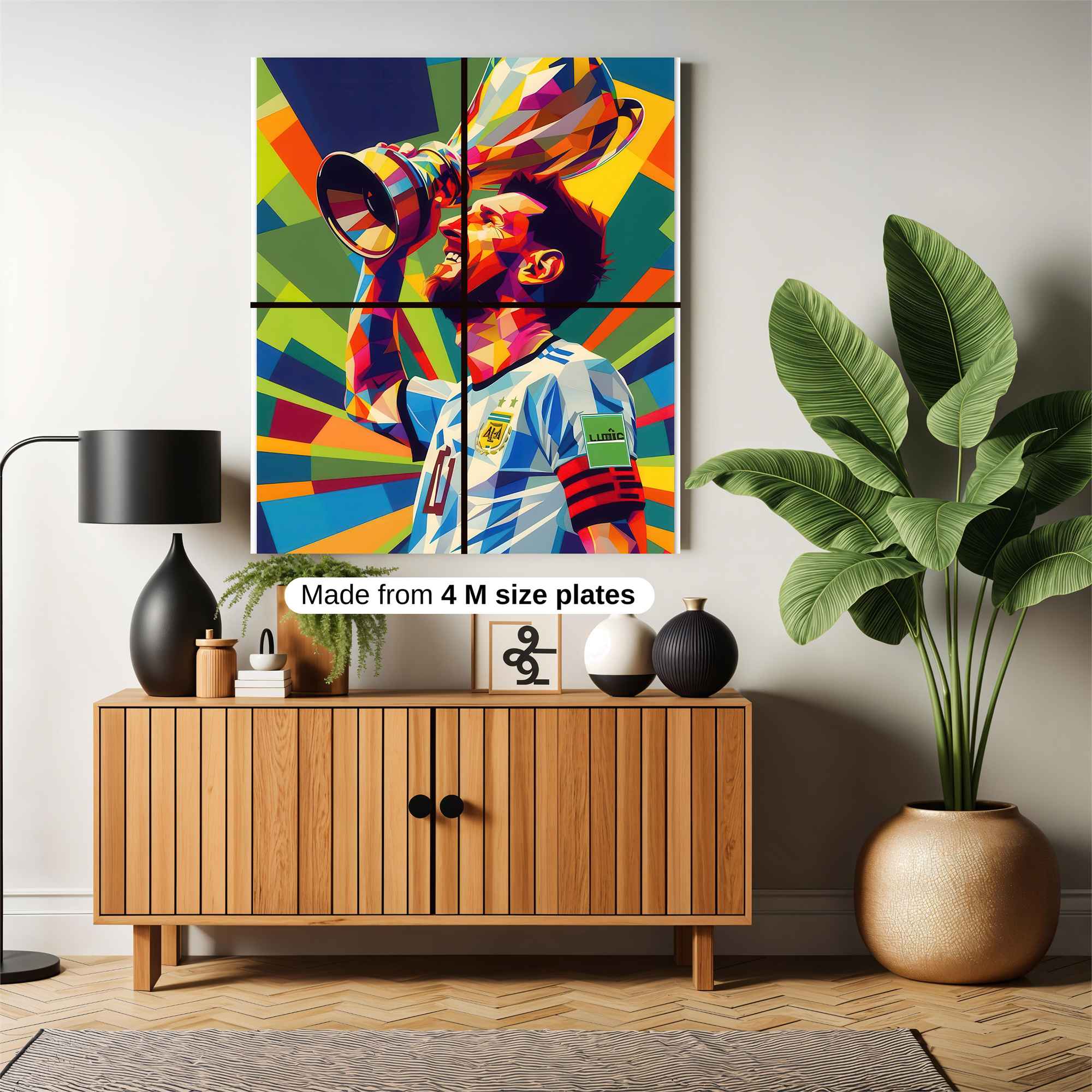 Messi Triumphant Safe Wall Magnetic / M