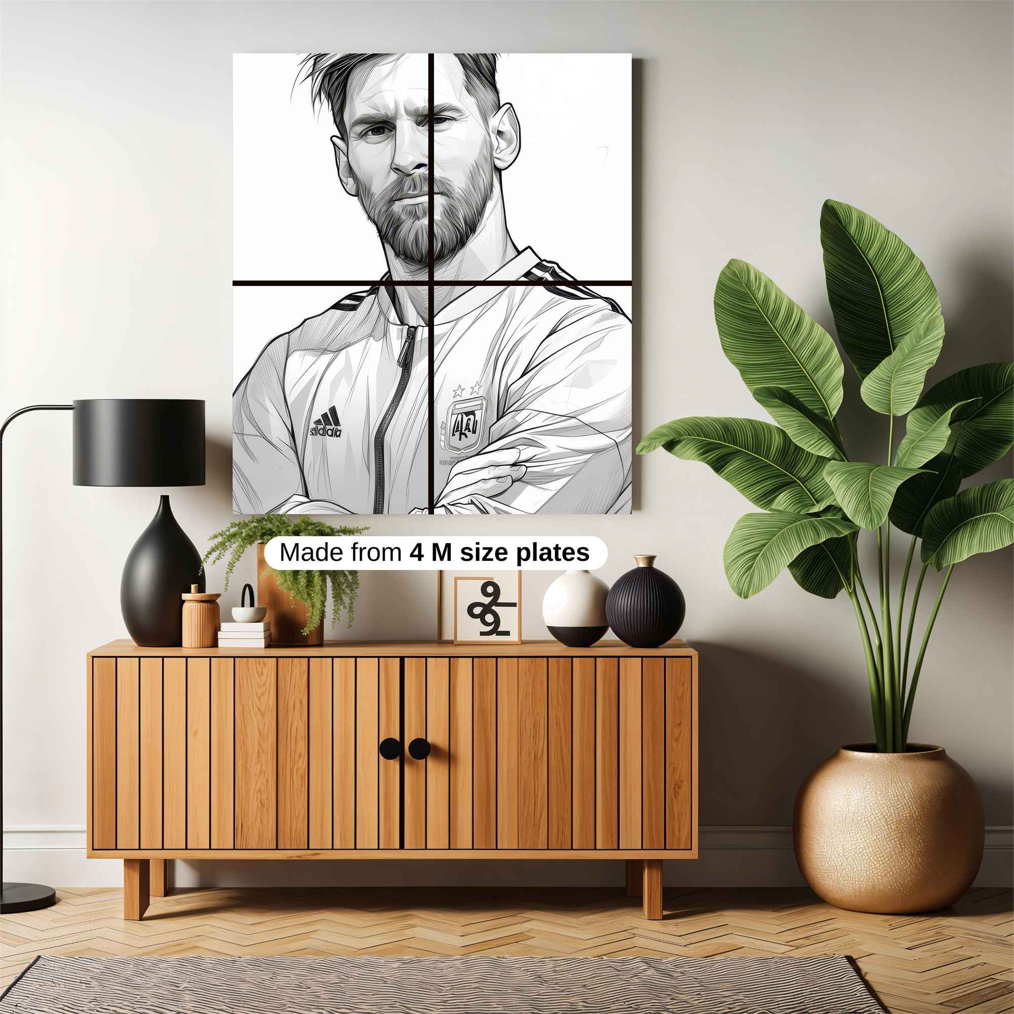 Messi Majestic Safe Wall Magnetic / M