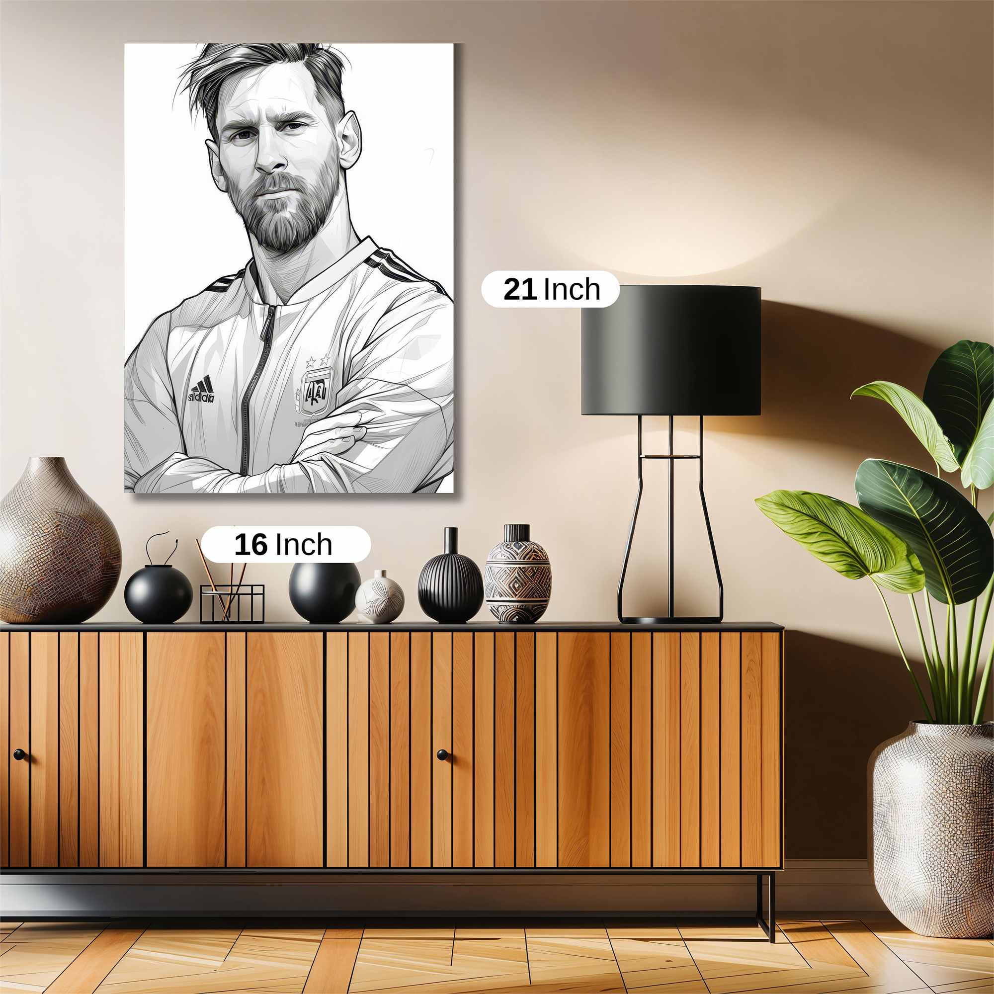 Messi Majestic Safe Wall Magnetic / M