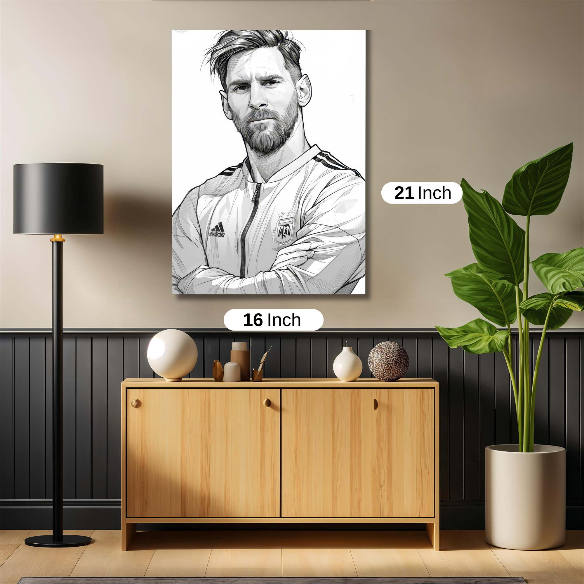 Messi Majestic Safe Wall Magnetic / M
