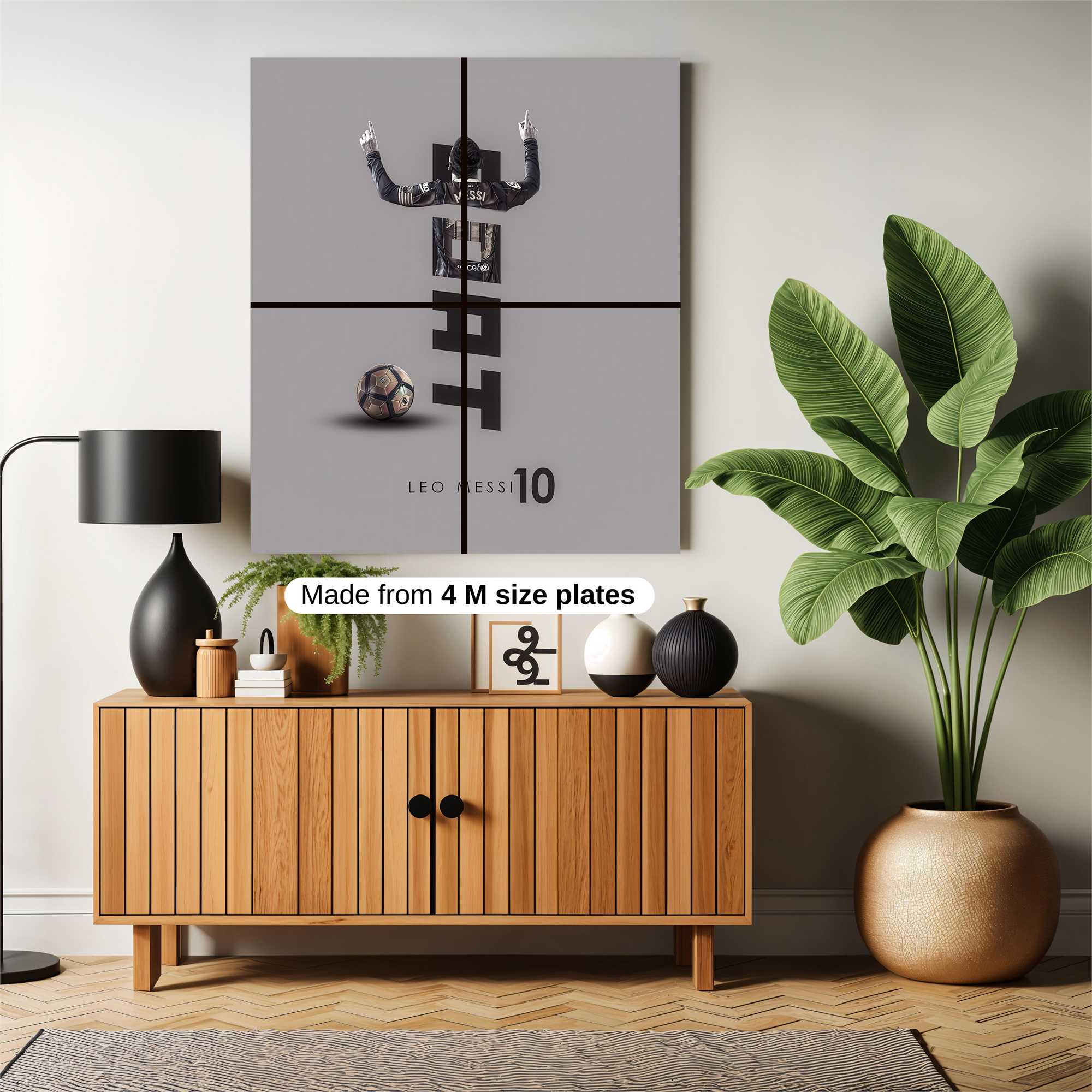 Messi Triumphant Safe Wall Magnetic / M