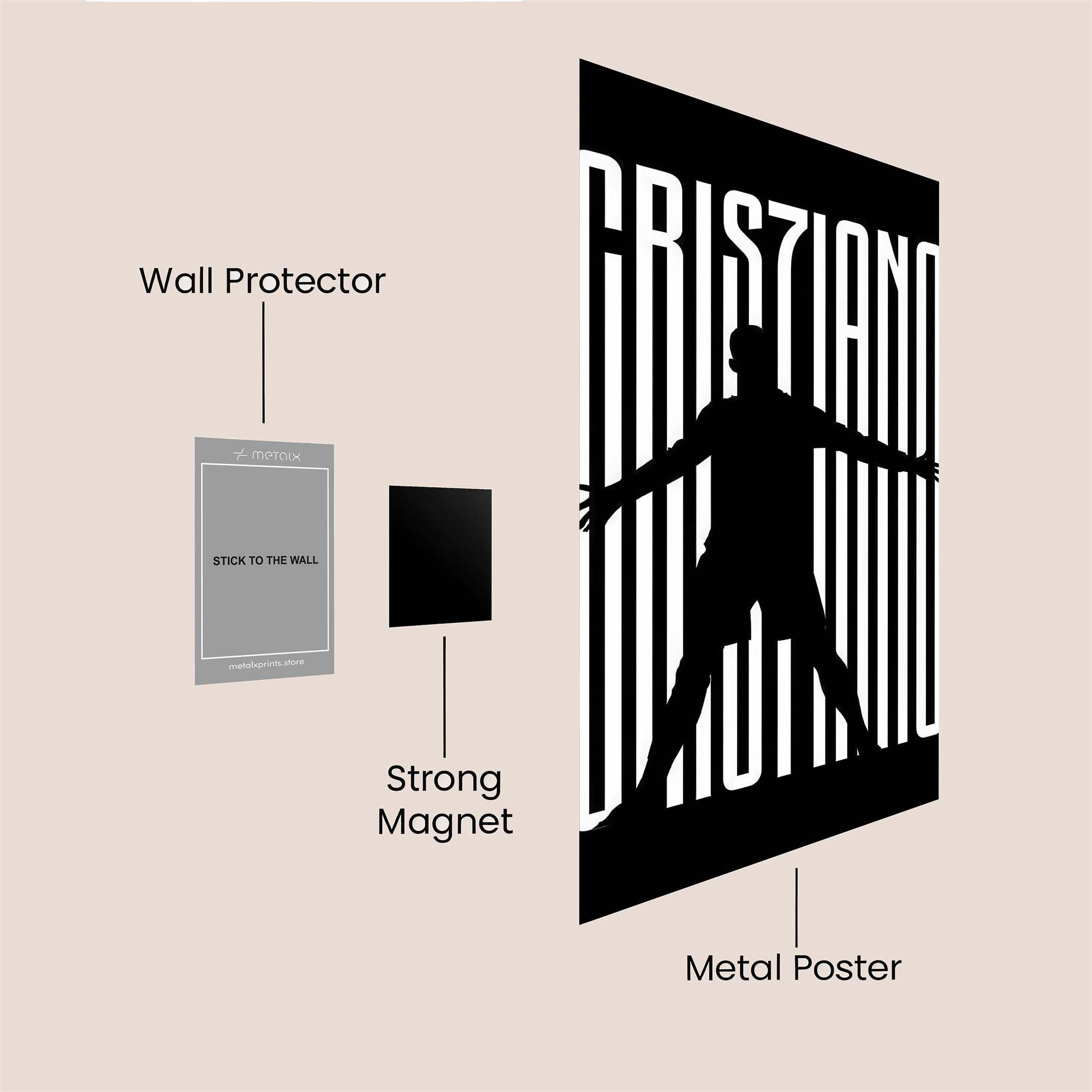 Cristiano Dynamic Safe Wall Magnetic / M