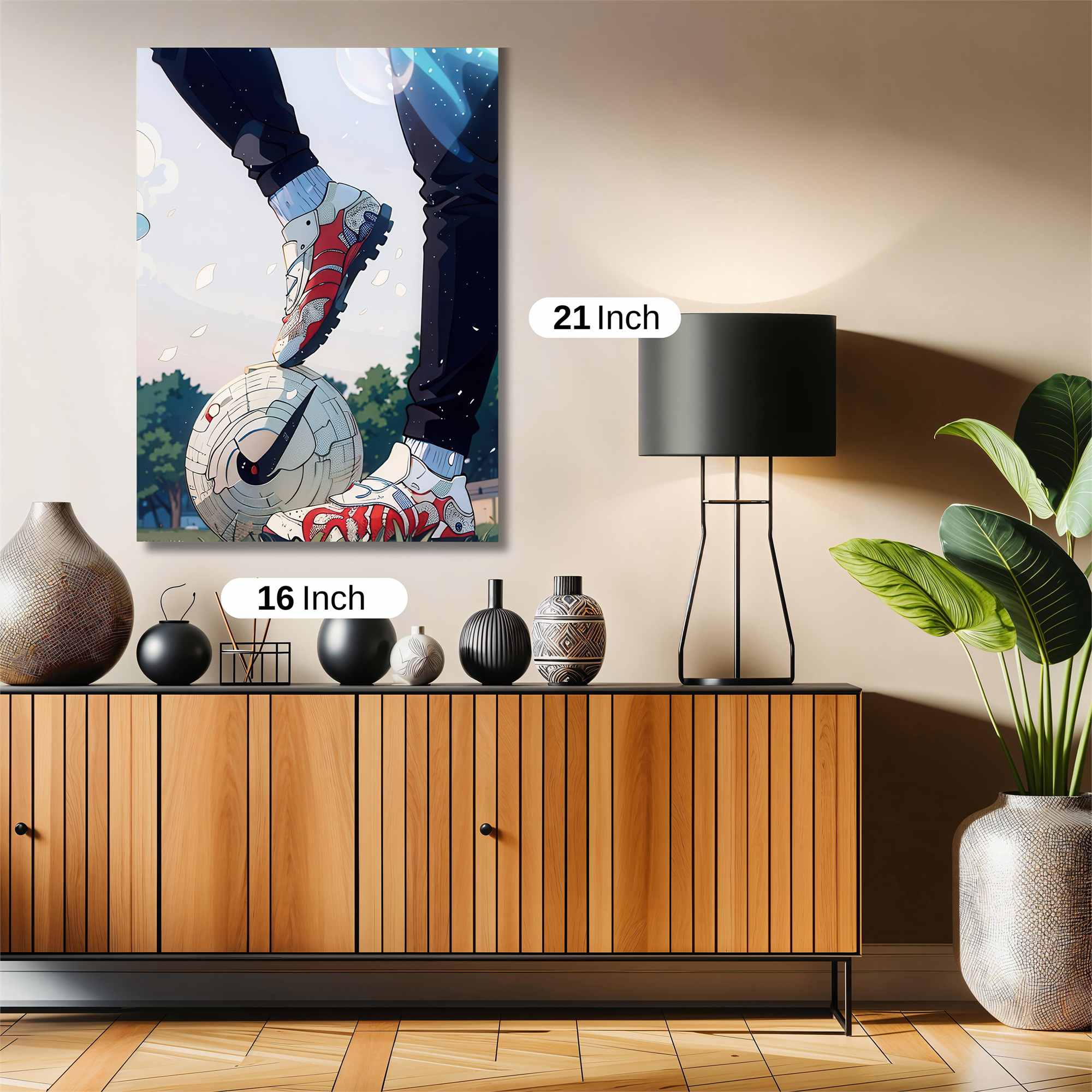 Soccer Serenity Safe Wall Magnetic / M