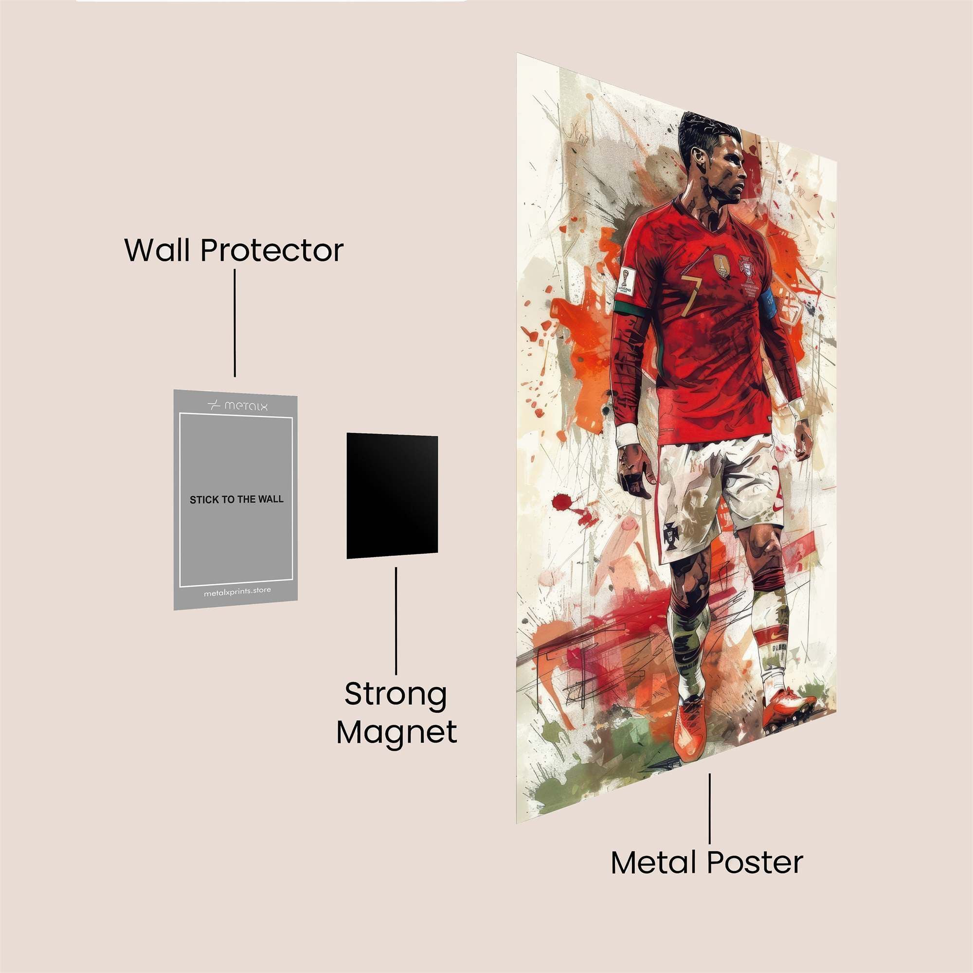 Ronaldo Radiant Safe Wall Magnetic / M