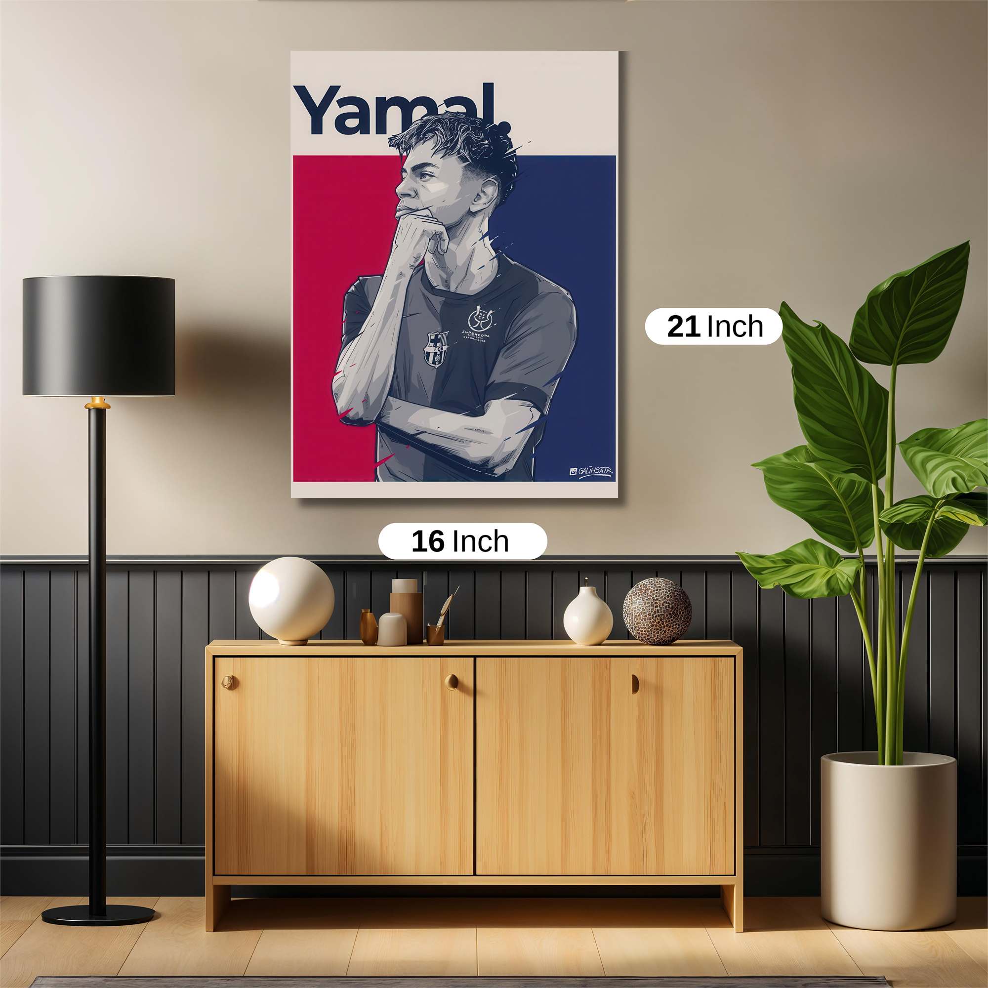 Yamal Pensive Safe Wall Magnetic / M