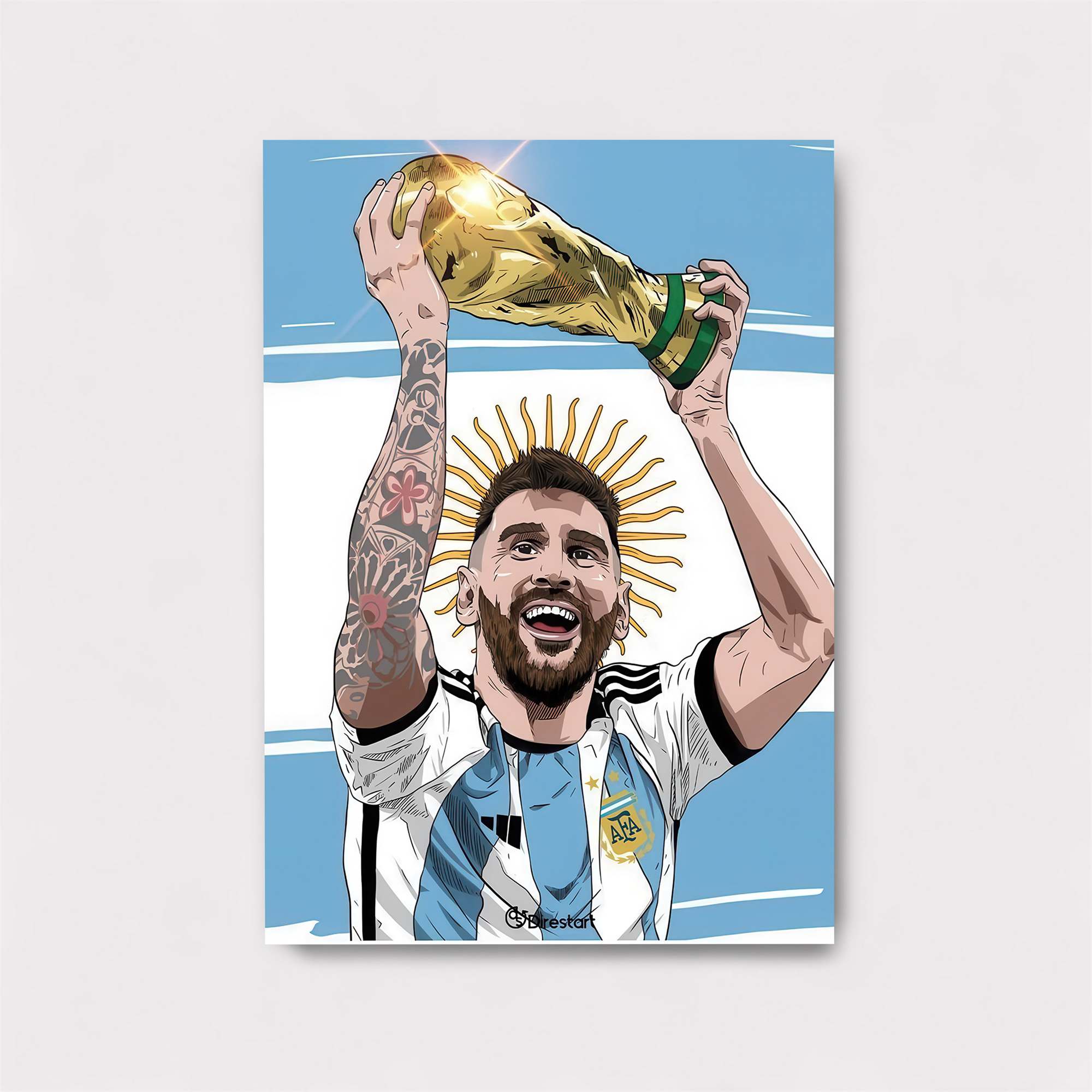 Messi Triumphant Safe Wall Magnetic / M