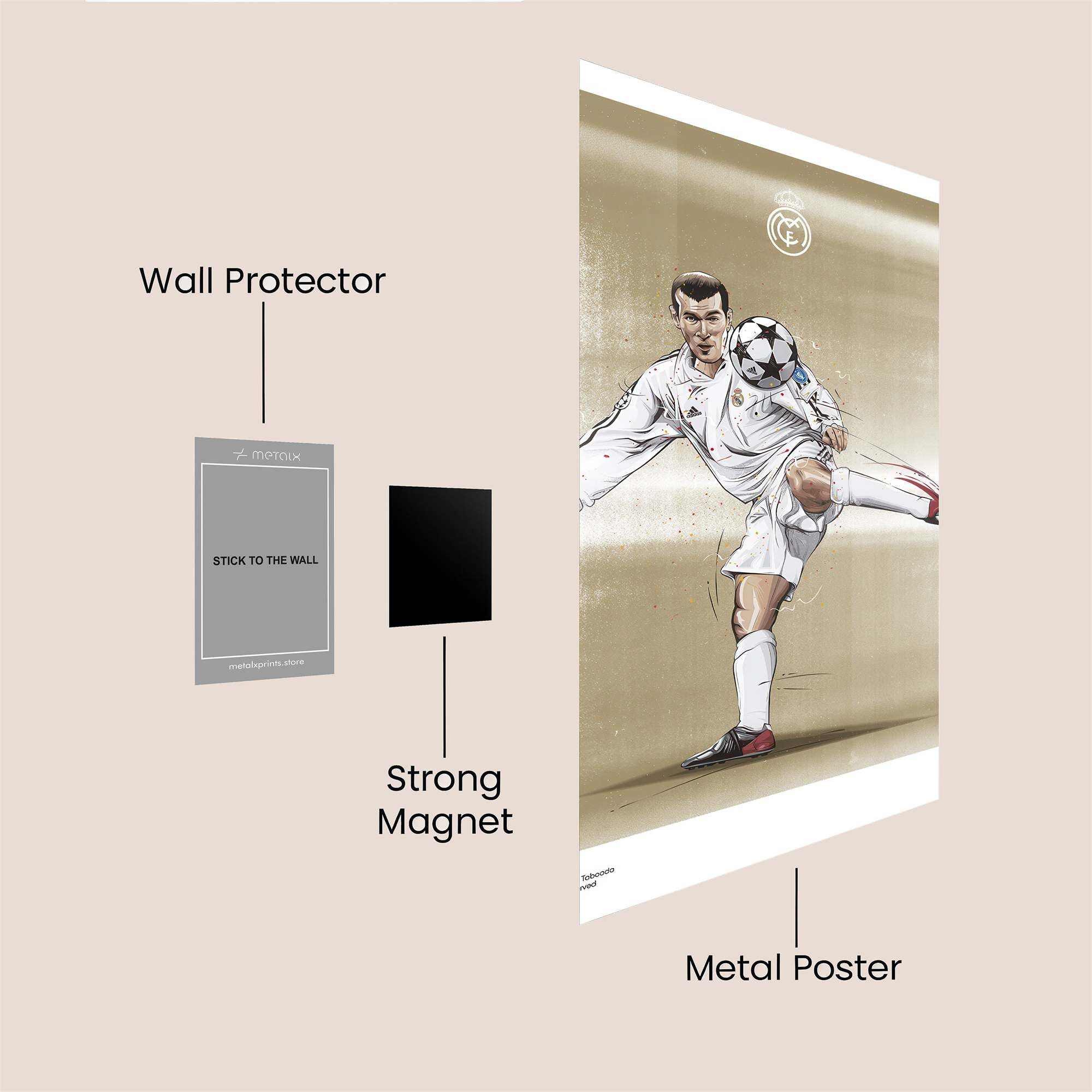 Ronaldo Dynamic Safe Wall Magnetic / M