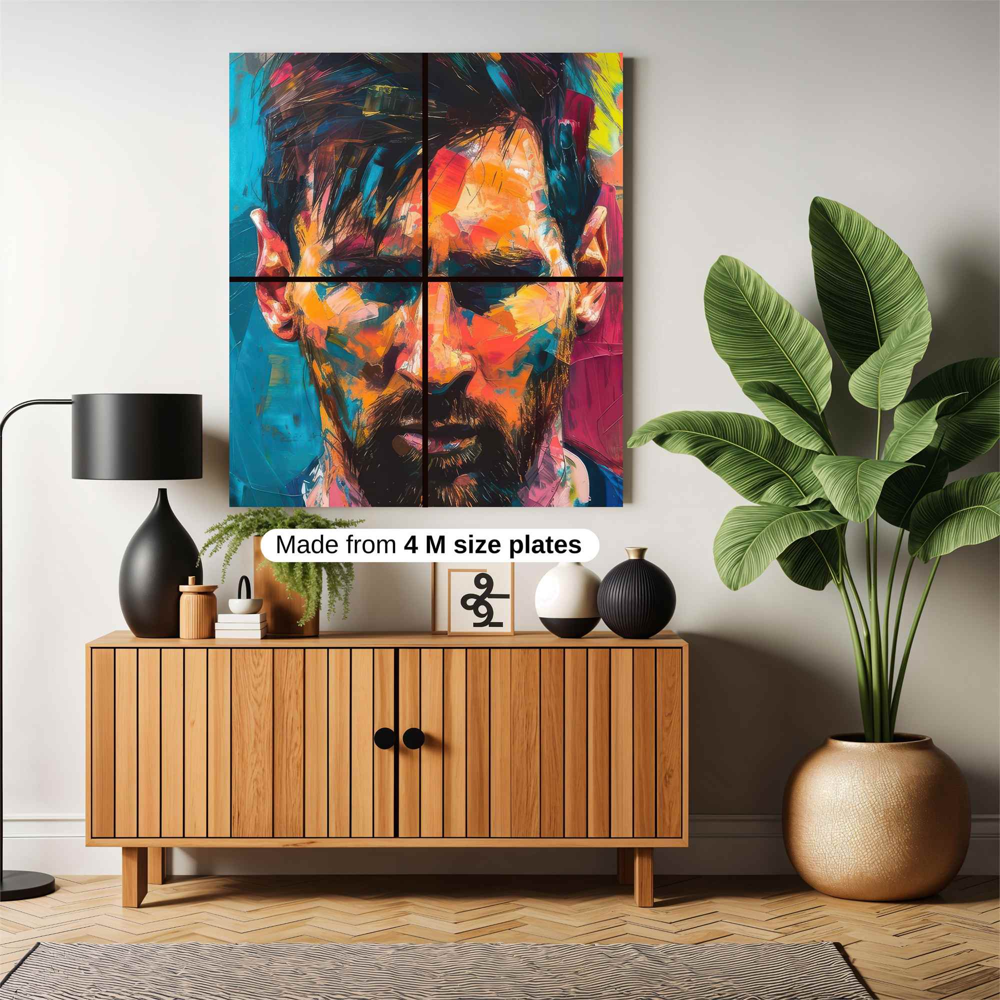 Messi Vibrant Safe Wall Magnetic / M